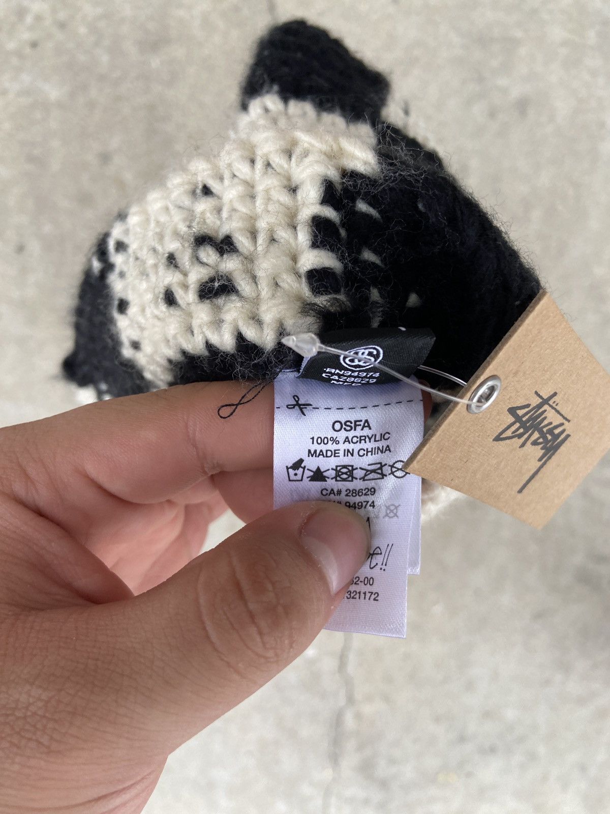 Stussy Stussy Checker Knit Bucket Hat Size ONE SIZE - 4 Thumbnail