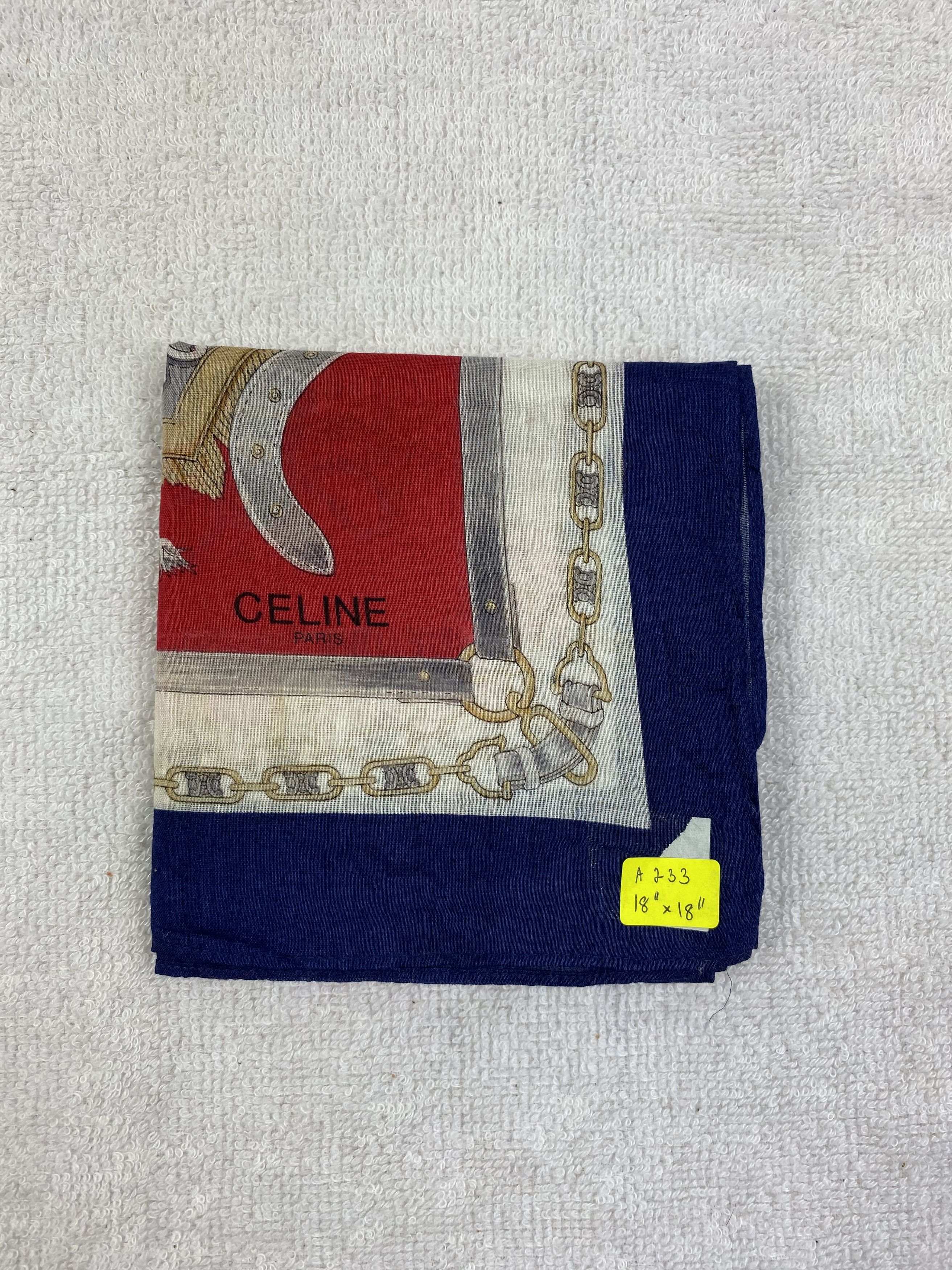 Celine Celine Handkerchief / Bandana / Neckerchief Size ONE SIZE - 6 Thumbnail