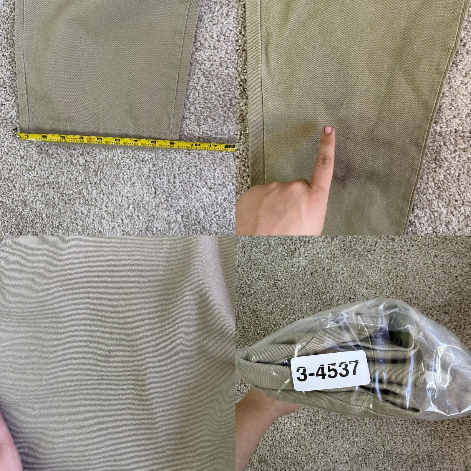 Dickies Dickies Pants Mens 34x27 Beige Khakis Straight Leg Classic Fit Workwear Pants Size US 34 / EU 50 - 8 Thumbnail