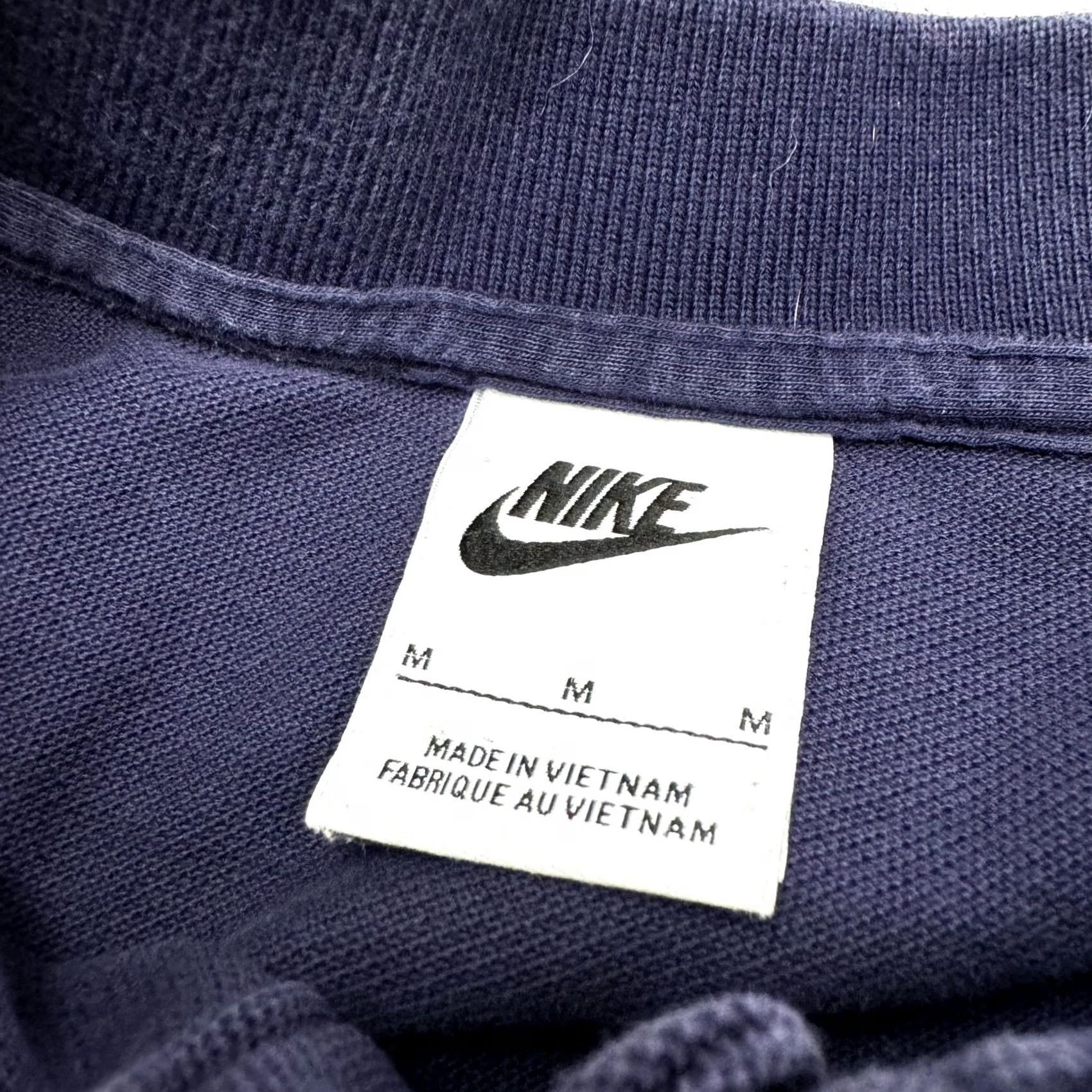 Nike NIKE Polo Men M Navy Blue Floral Checkered Tennis Polo Shirt Size US M / EU 48-50 / 2 - 4 Thumbnail