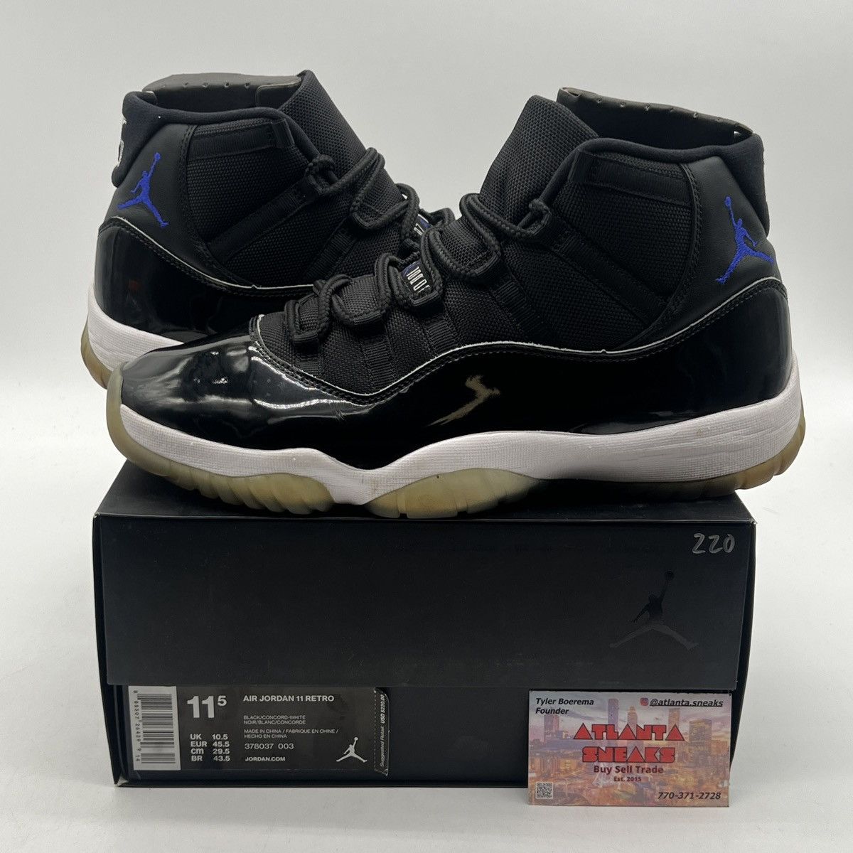 Jordan Brand Air Jordan 11 space jam Size US 11.5 / EU 44-45 - 1 Thumbnail