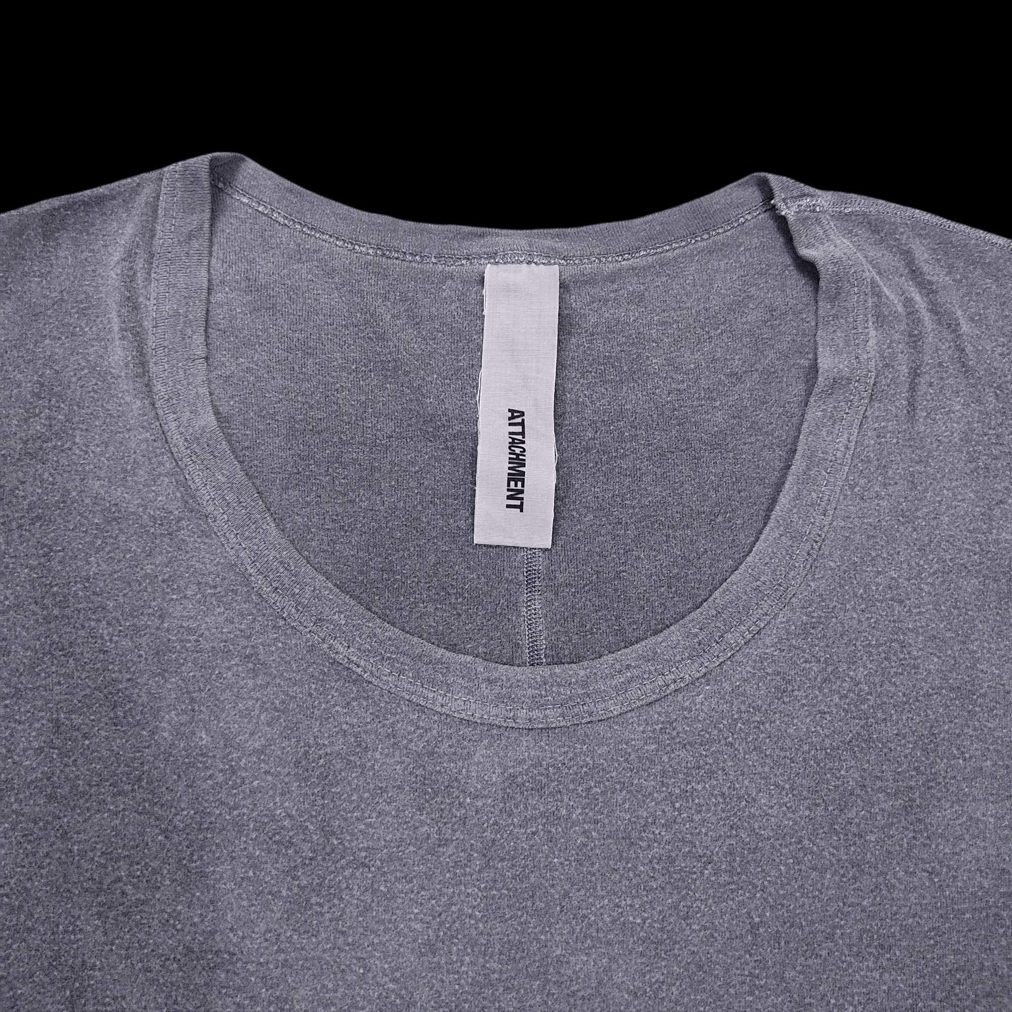 Attachment ATTACHMENT Washed Faded Scoop Neck T-shirt Size US M / EU 48-50 / 2 - 5 Thumbnail