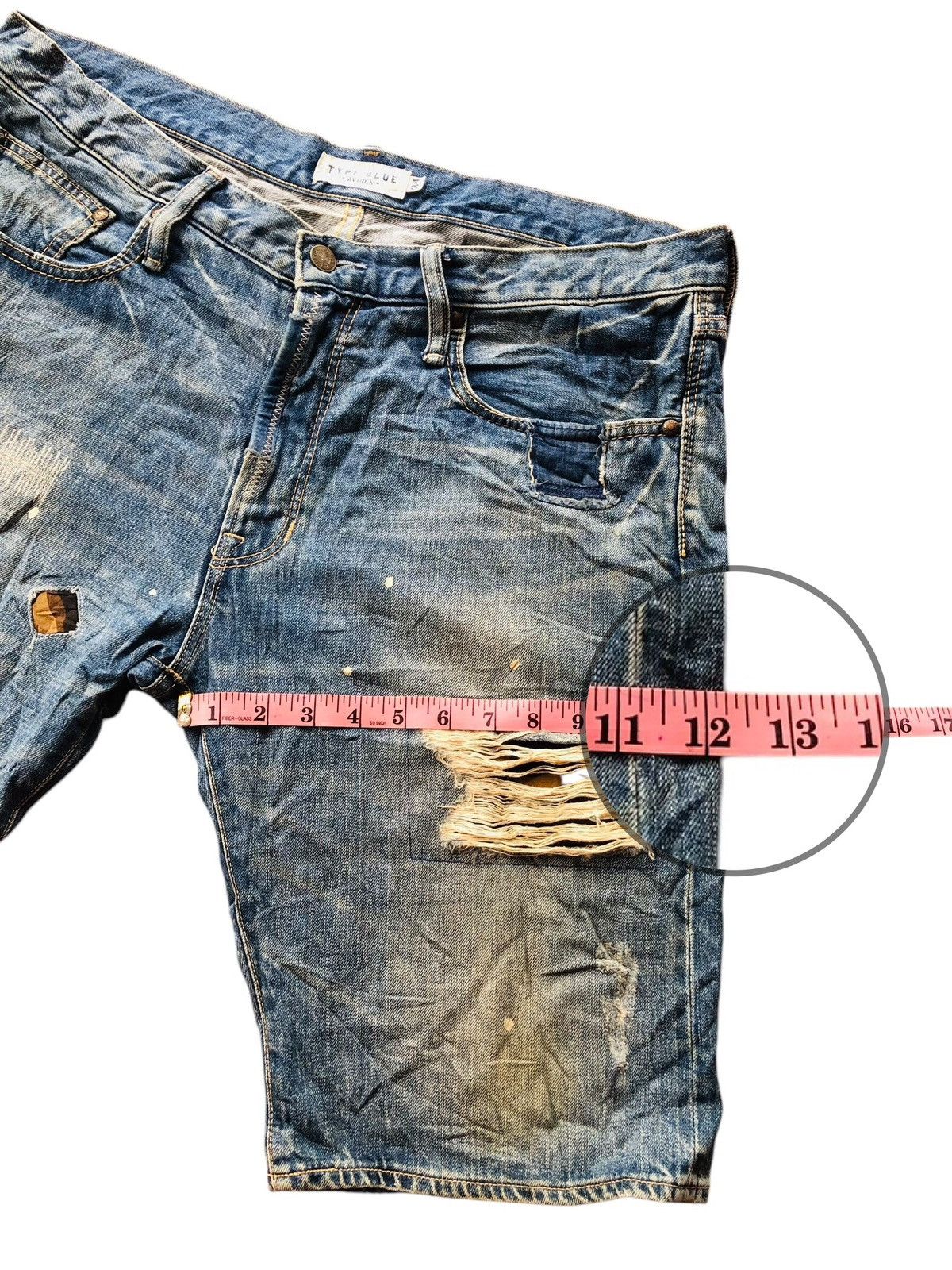 Avirex Avirex distressed patchwork short denim Size US 34 / EU 50 - 15 Thumbnail