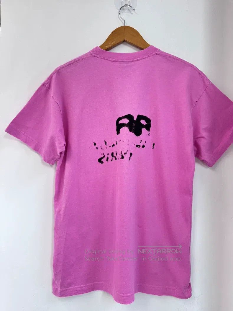 Balenciaga Balenciaga Pink Double B Splatter Graffiti Short Sleeve Size US XS / EU 42 / 0 - 5 Thumbnail