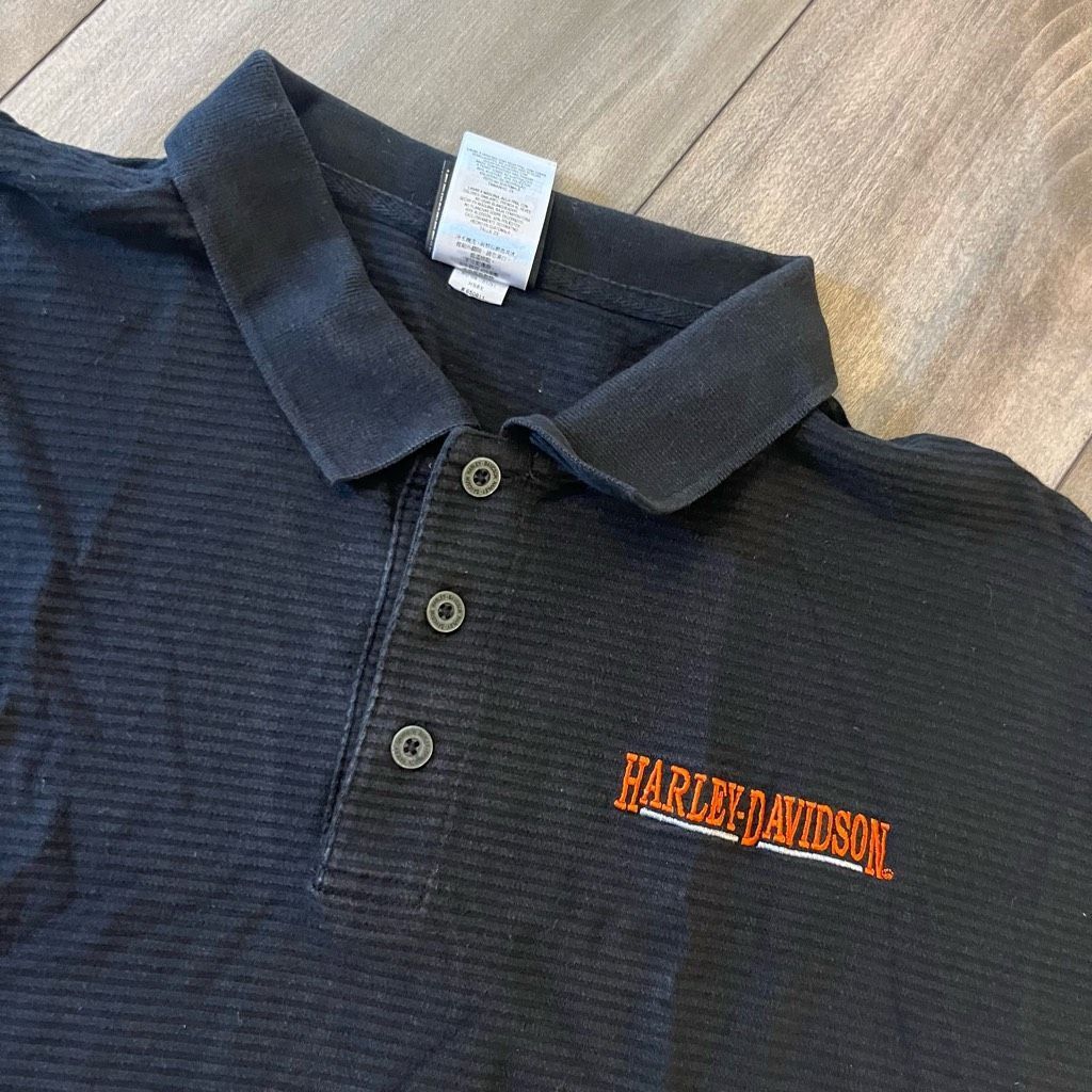 Harley Davidson Harley Davidson Motorcycle Black Polo Shirt Men 2XL Bin N-48 Size US XXL / EU 58 / 5 - 2 Thumbnail