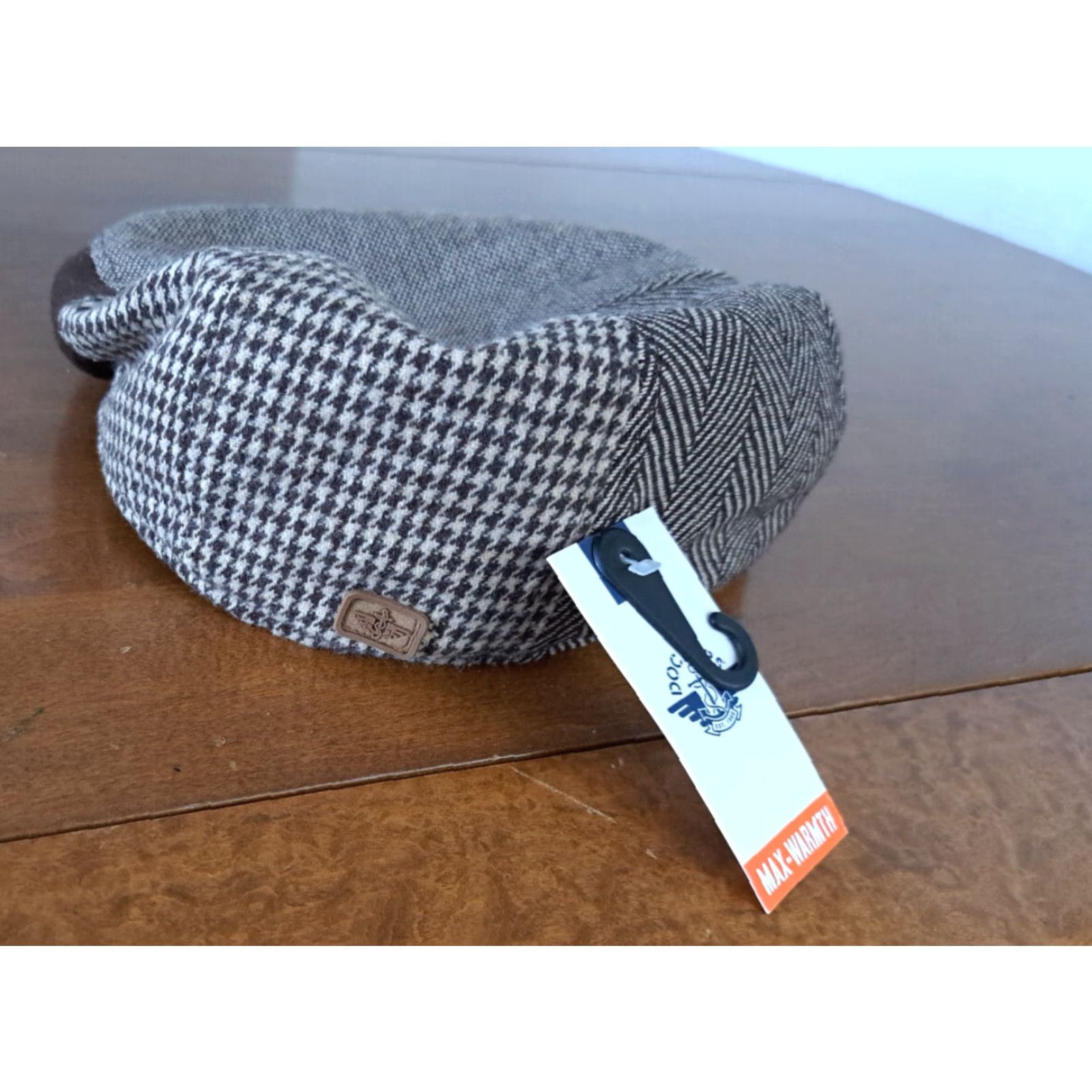 Dockers Dockers Hat M Brown Houndstooth Ear Flap Newsboy-Cabbie Cap Mens NWT Patchwork Casual Baseball Cap Size ONE SIZE - 6 Thumbnail