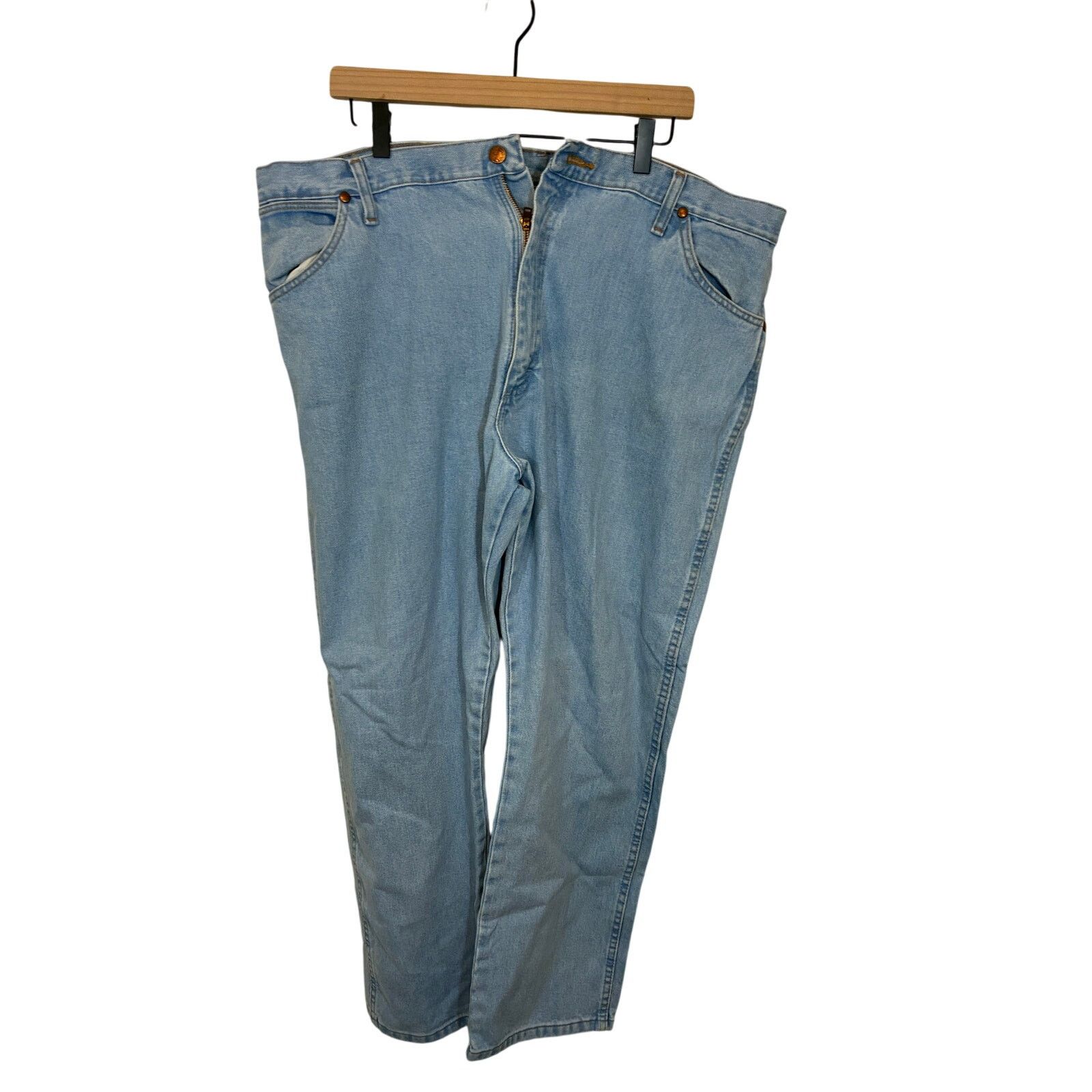 Wrangler Wrangler Cowboy Cut Original Jeans 42Wx30L Denim Size US 42 / EU 58 - 2 Thumbnail