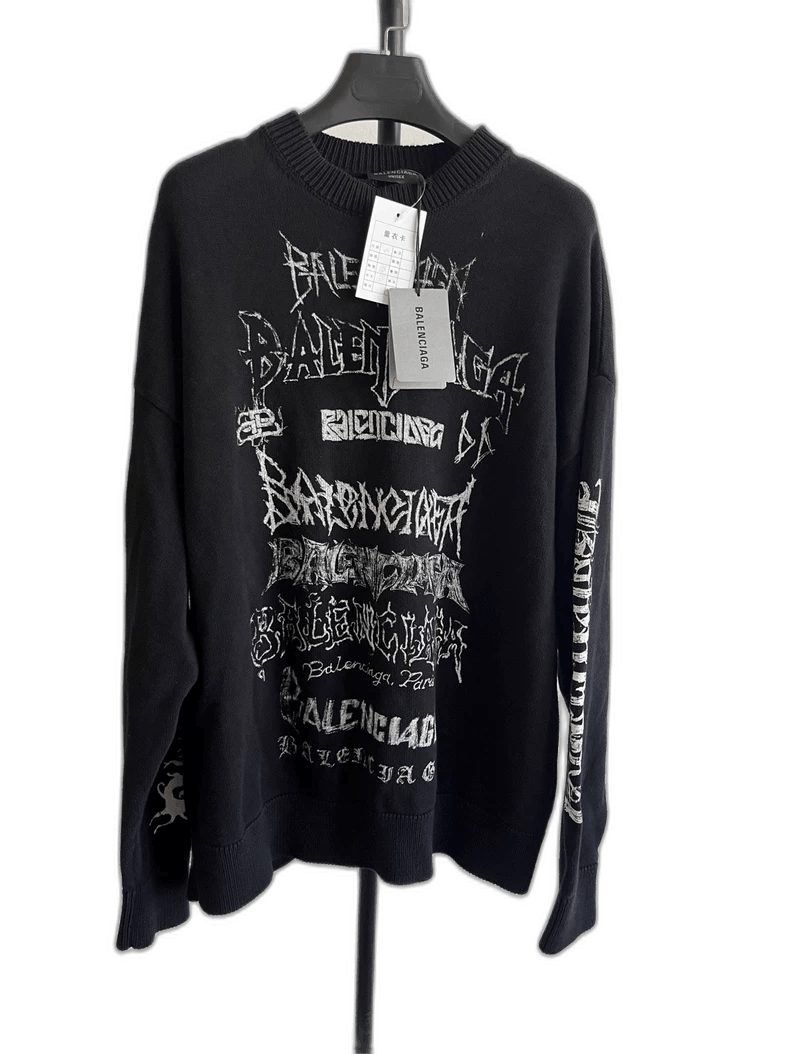 Balenciaga Balenciaga New Year Long Sleeve Sweater Size US XS / EU 42 / 0 - 1 Thumbnail