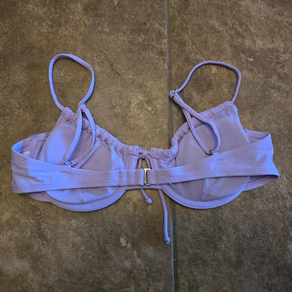 Designer Light Purple XHLN Underwire Bikini Top Size ONE SIZE - 2 Thumbnail