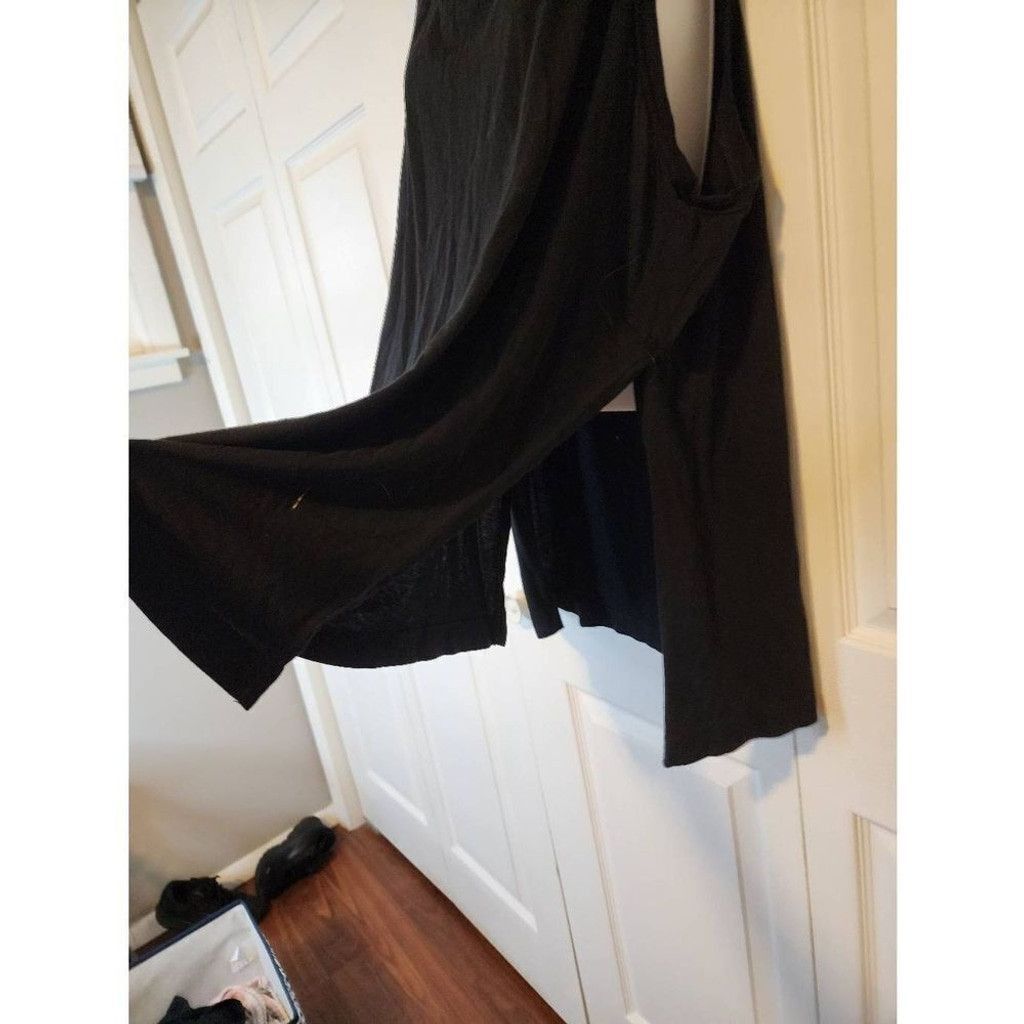 Old Navy Old Navy Black Maternity Tank Top Size 3XL / US 20-22 - 2 Thumbnail