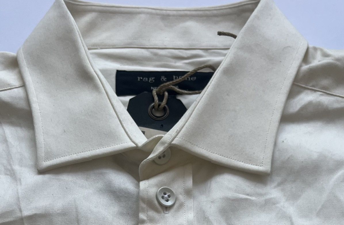Rag & Bone Rag & Bone Beige Mens Shirt Size 44L - 4 Thumbnail