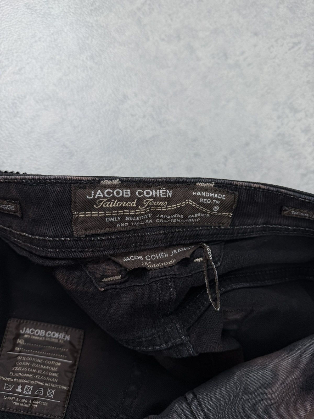Jacob Cohen Jacob Cohen J688 Comfort Handmade Bleached Jeans Size 33 Size US 33 - 15 Thumbnail