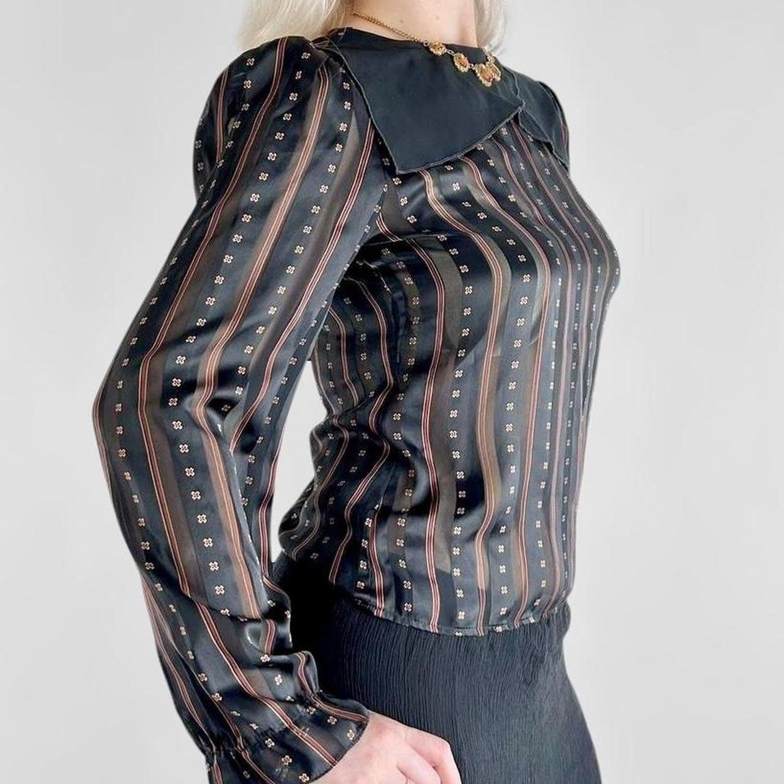 Other 80s twee whimsygoth sheer top Size M / US 6-8 / IT 42-44 - 3 Thumbnail