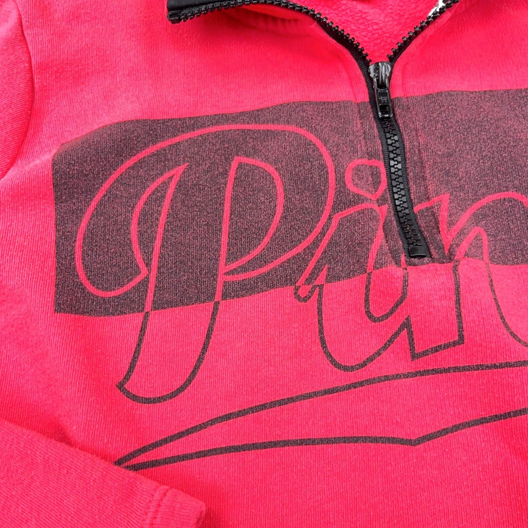 Victoria's Secret Victoria's Secret Sweatshirt Women Medium PINK Pullover Quarter Zip Sweater Size M / US 6-8 / IT 42-44 - 3 Thumbnail