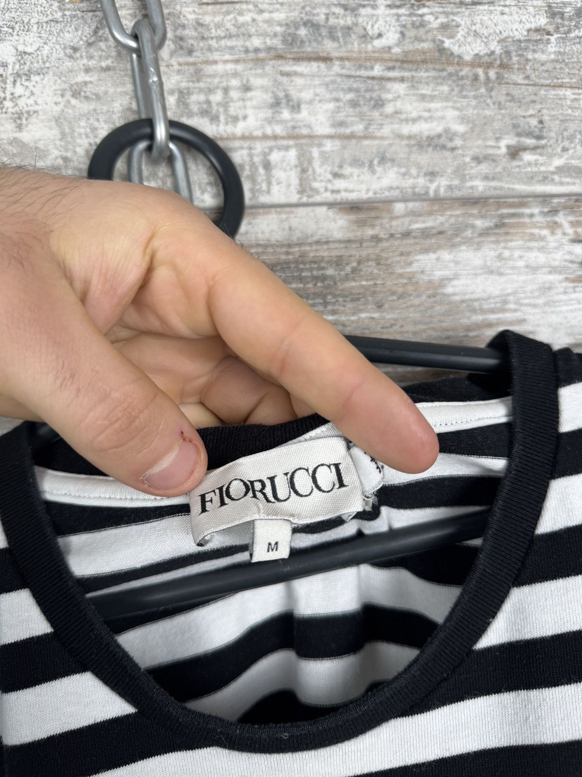 Fiorucci Women’s Fiorucci Striped t-shirt luxury tee size S Size S / US 4 / IT 40 - 8 Thumbnail