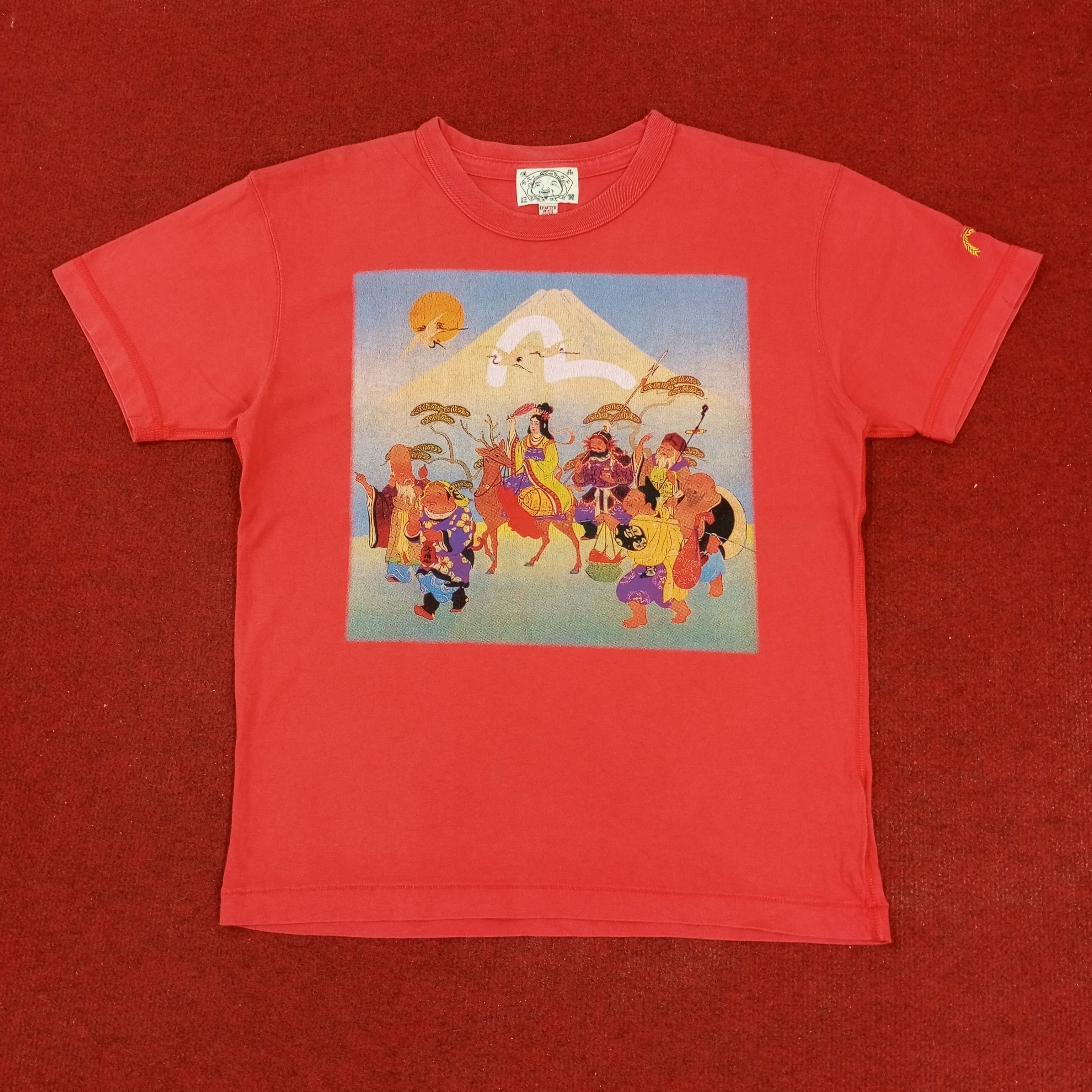 Evisu × Vintage Evisu Japanese Fashion Streetwear Style Brand Tshirt Size US M / EU 48-50 / 2 - 1 Thumbnail