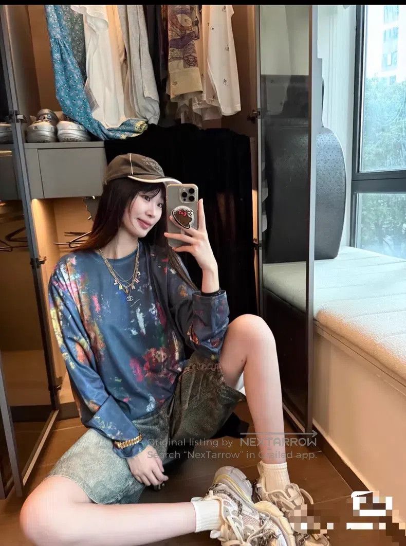Acne Studios Acne Studios Colorful oil painting tie-dye print loose fit Size S / US 4 / IT 40 - 5 Thumbnail