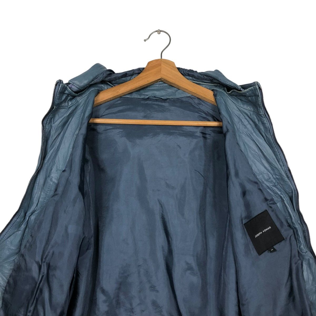 Japanese Brand 🔥VINTAGE LEATHER BIKER JACKET JOSEPH HOMME ISSEY MIYAKE Size US M / EU 48-50 / 2 - 17 Thumbnail