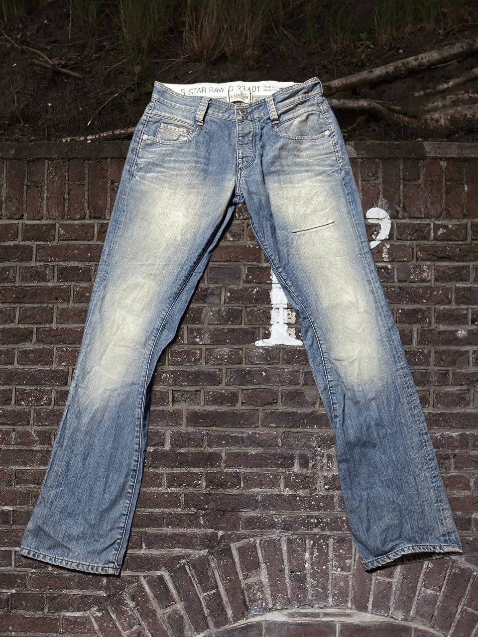 G-Star Vintage 90s Avant Garde G-Star RAW denim pants y2k Size 34" / US 12 / IT 48 - 1 Thumbnail