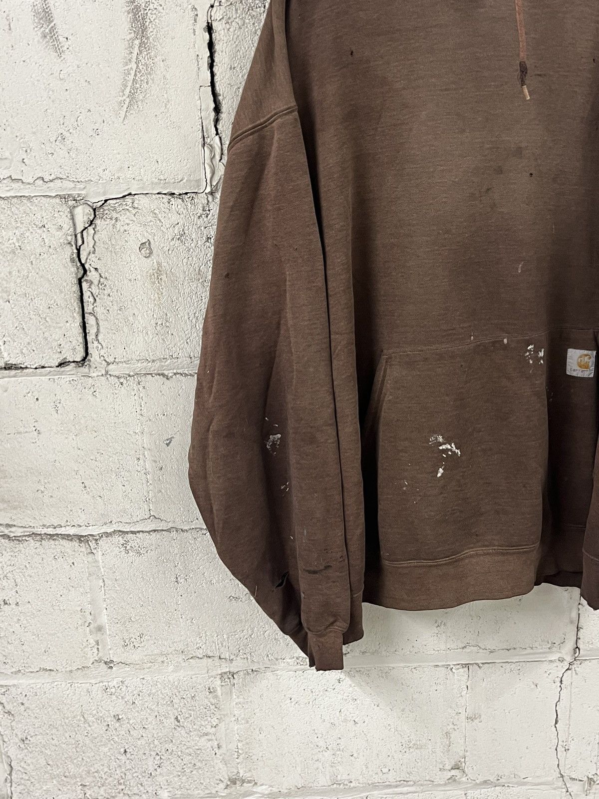 Carhartt Thrashed carhartt mocha brown boxy fit hoodie skater hype Size US XXL / EU 58 / 5 - 4 Thumbnail