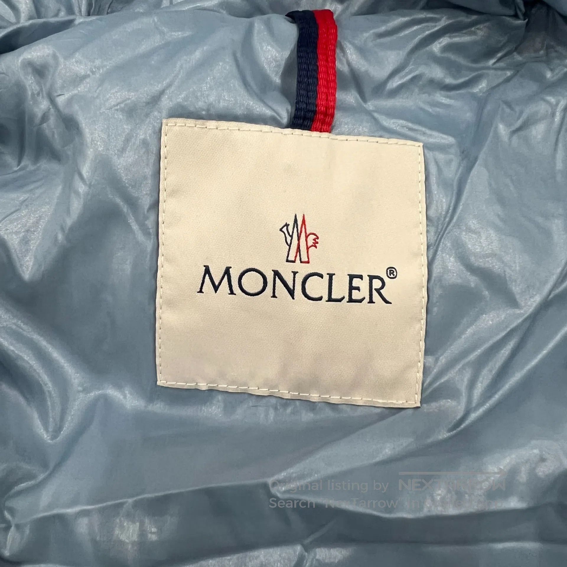 Moncler Moncler size 0 Armband logo; Haze blue color; Down jacket w Size XS / US 0-2 / IT 36-38 - 6 Thumbnail