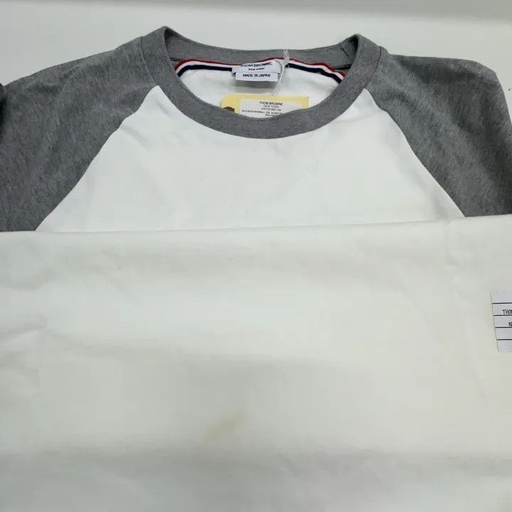 Thom Browne Thom Browne Three Stripe Short Sleeve T-Shirt -2507 Size US M / EU 48-50 / 2 - 5 Thumbnail