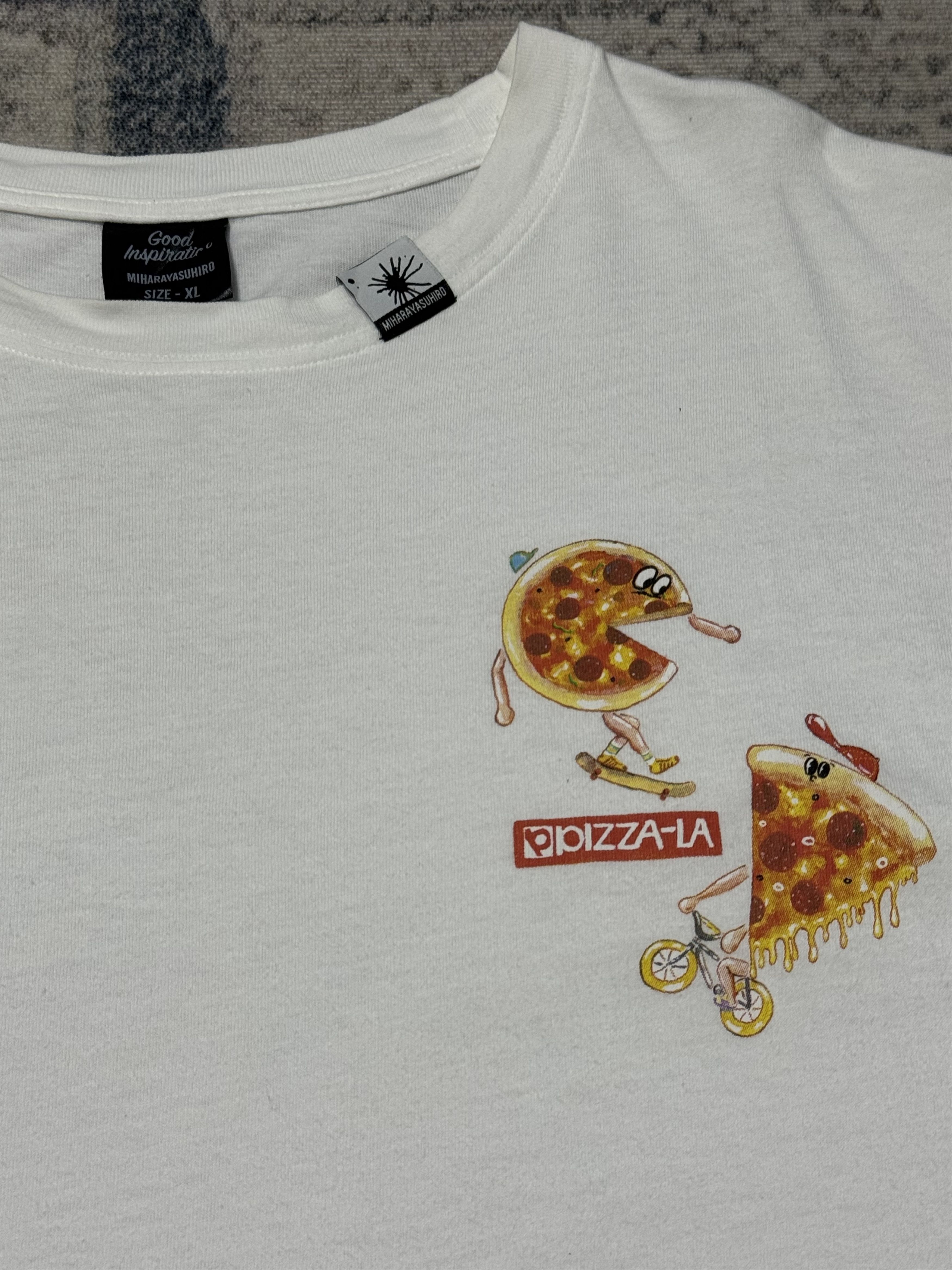 Maison MIHARA YASUHIRO MIHARAYASUHIRO Good Inspiration Pizza-La T-Shirt Size US XL / EU 56 / 4 - 3 Thumbnail