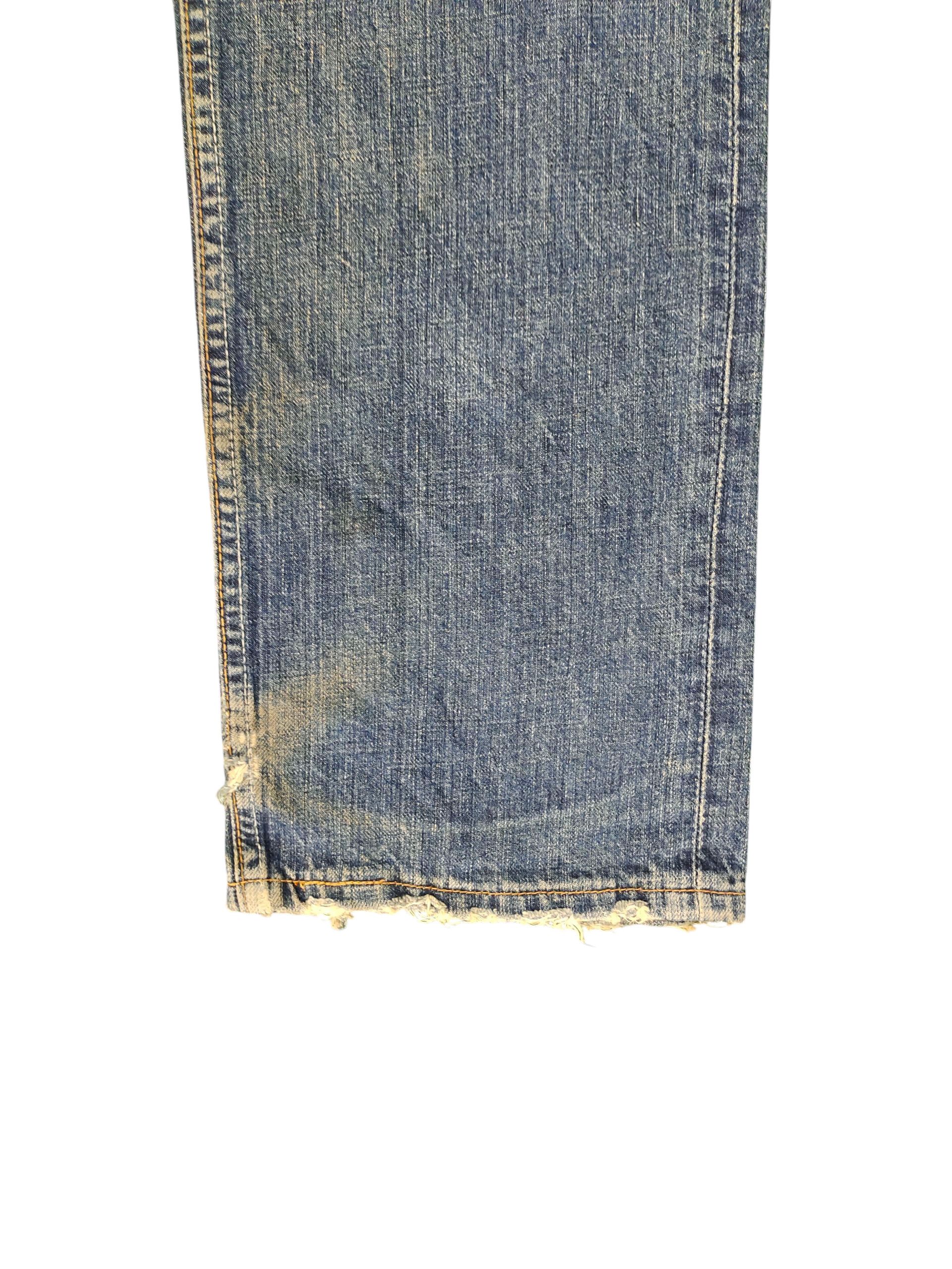 Levi's Vintage Levis 501 Clawmark Distress Faded Denim Jeans Size US 32 / EU 48 - 5 Thumbnail