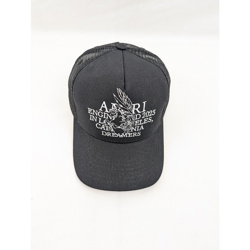 Amiri o1rshd1 Q:79+ / Pegasus Trucker Hat / Cap in Black Size ONE SIZE - 2 Thumbnail