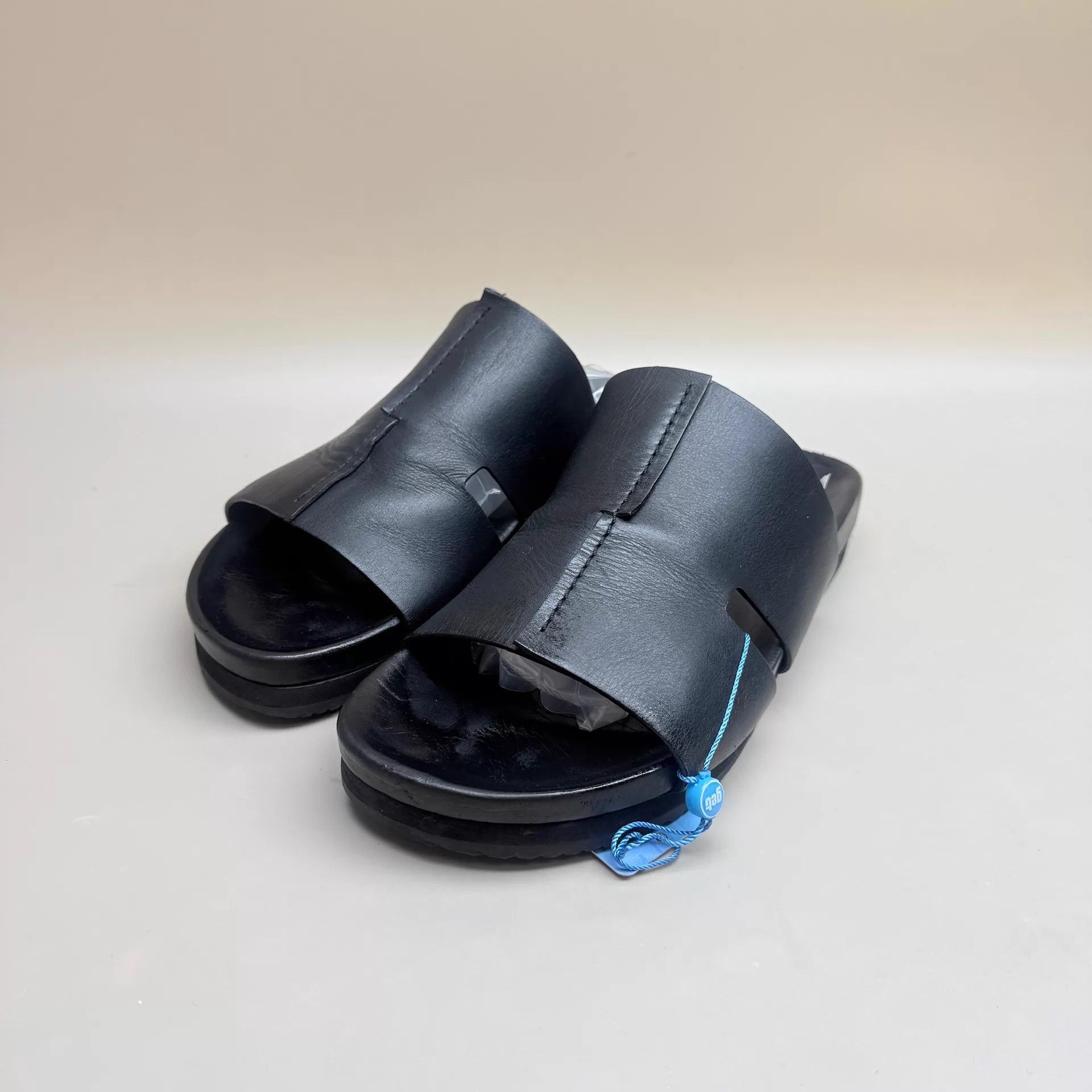 Hermes Hermes Black H Slipper 41 99 New Size US 8 / EU 41 - 1 Thumbnail