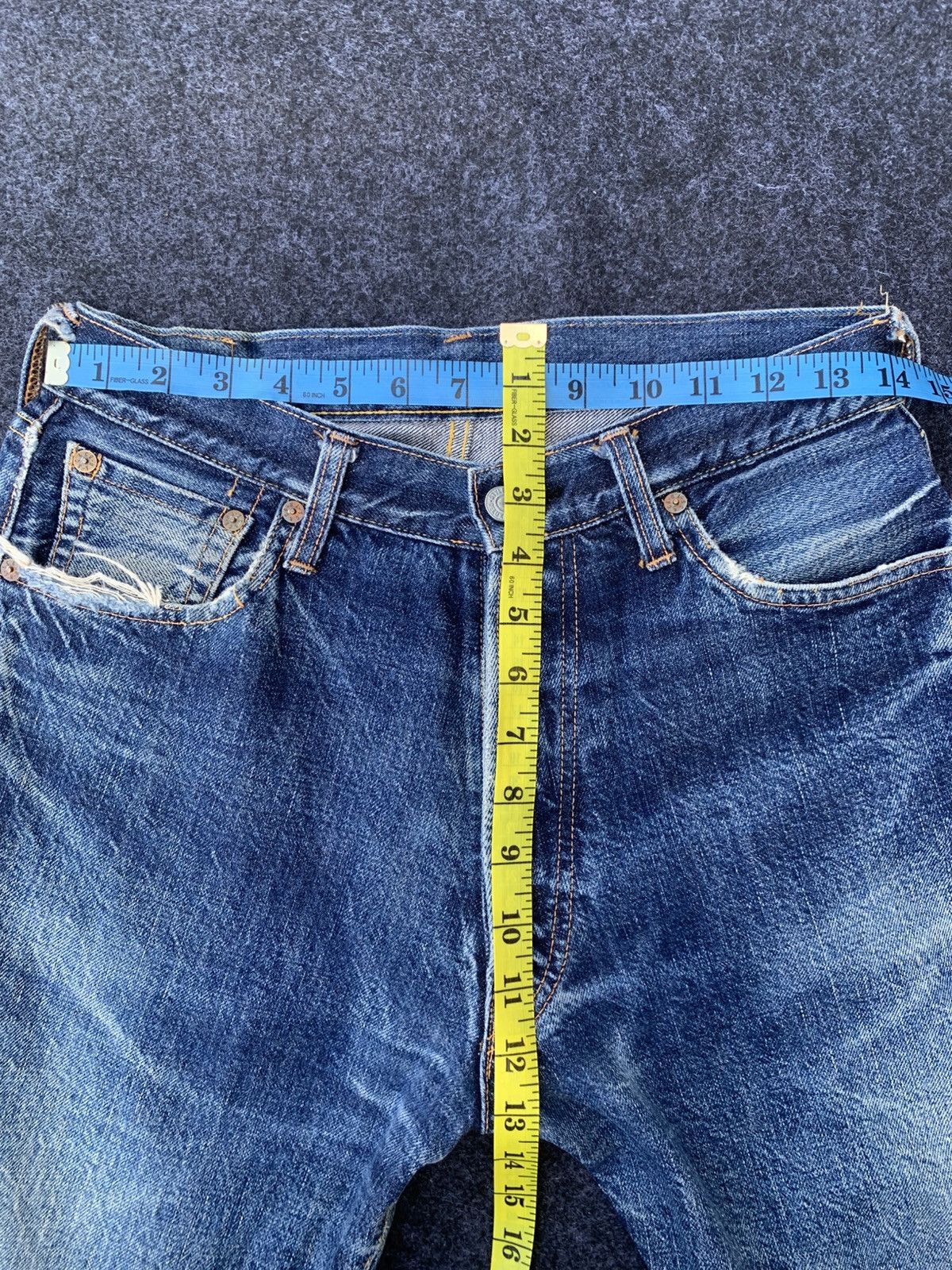 Evisu Vintage Evis selvedge No1 (old name before evisu). Size US 28 / EU 44 - 9 Thumbnail