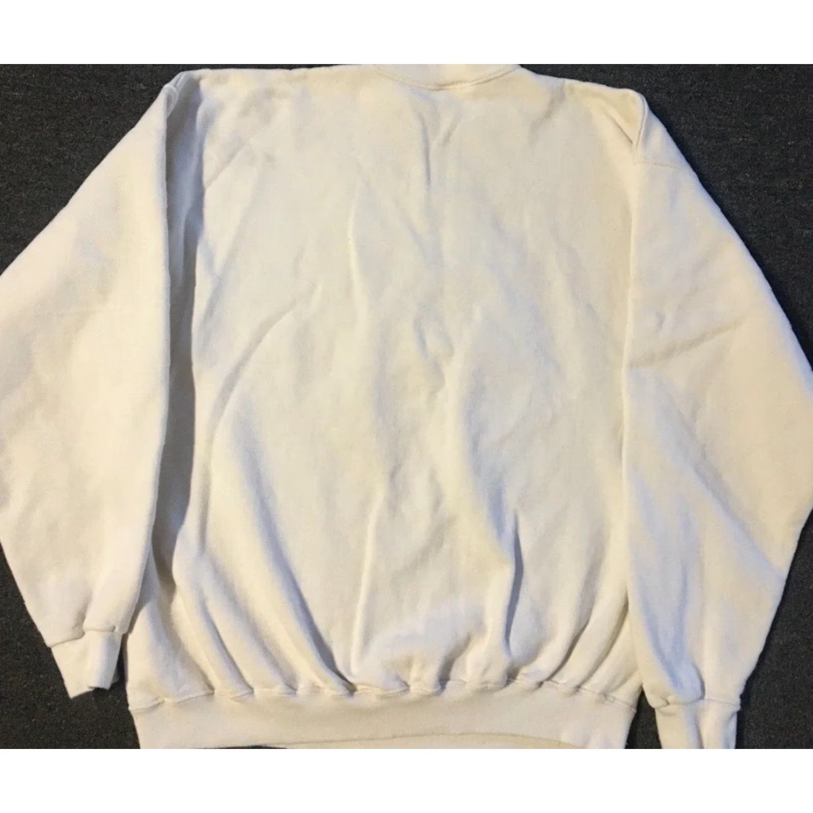 Stampd VINTAGE Smithsonian Institution Hoodie M Santa Postage Stamp Christmas Sweatshirt Beige Feathered Glitter 90s Fun Mens Size US M / EU 48-50 / 2 - 6 Thumbnail