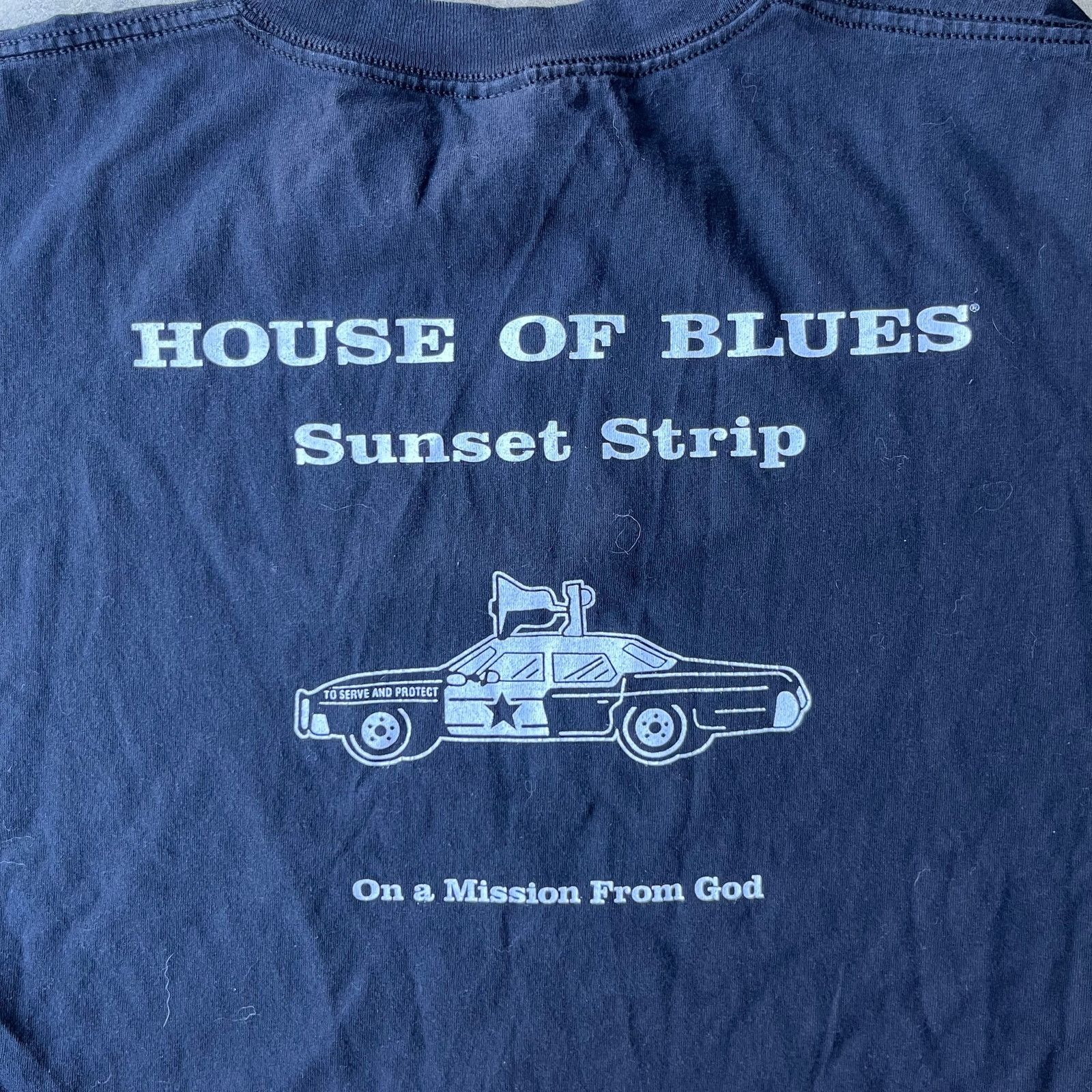 Vintage VINTAGE House of Blues Men T-Shirt 2XL Black Size US XXL / EU 58 / 5 - 4 Thumbnail