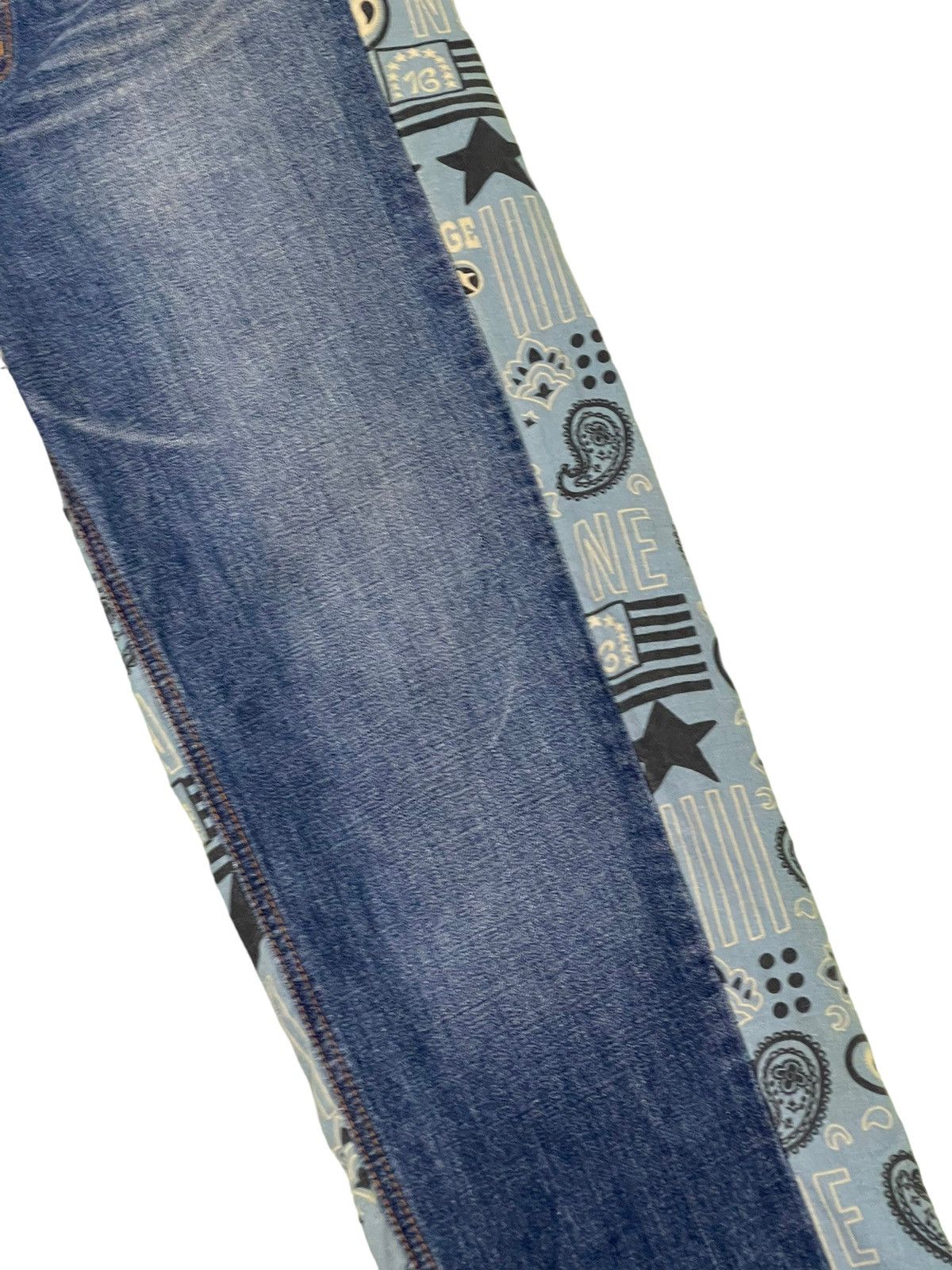 Issey Miyake Paisley Bandana Ne Net Hybrid Jeans Baggy Tapered 6🟦9 Size US 32 / EU 48 - 12 Thumbnail