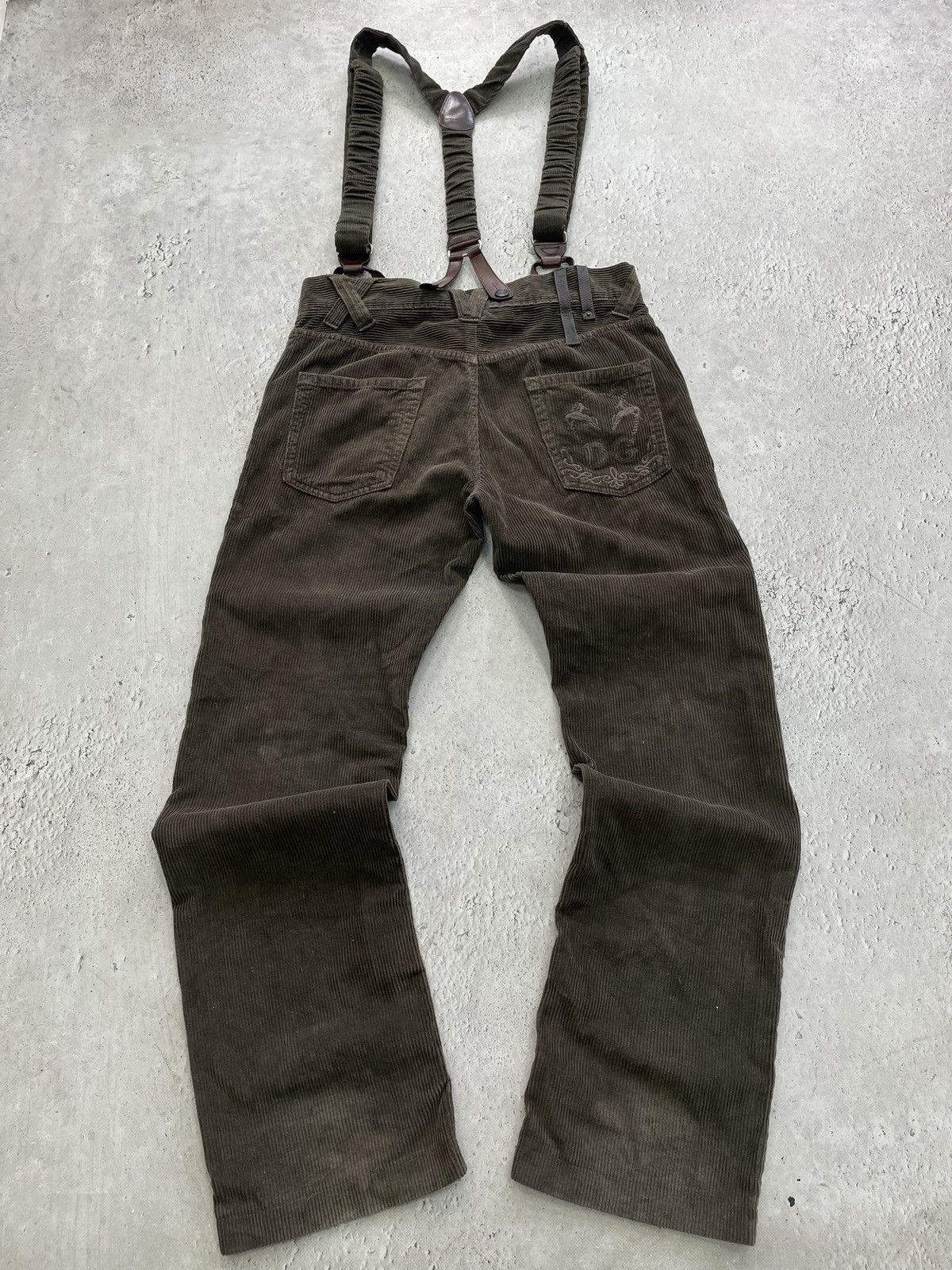 Dolce & Gabbana Dolce Gabbana corduroy velvet retro hype pants FW 2005 Size US 32 / EU 48 - 10 Thumbnail