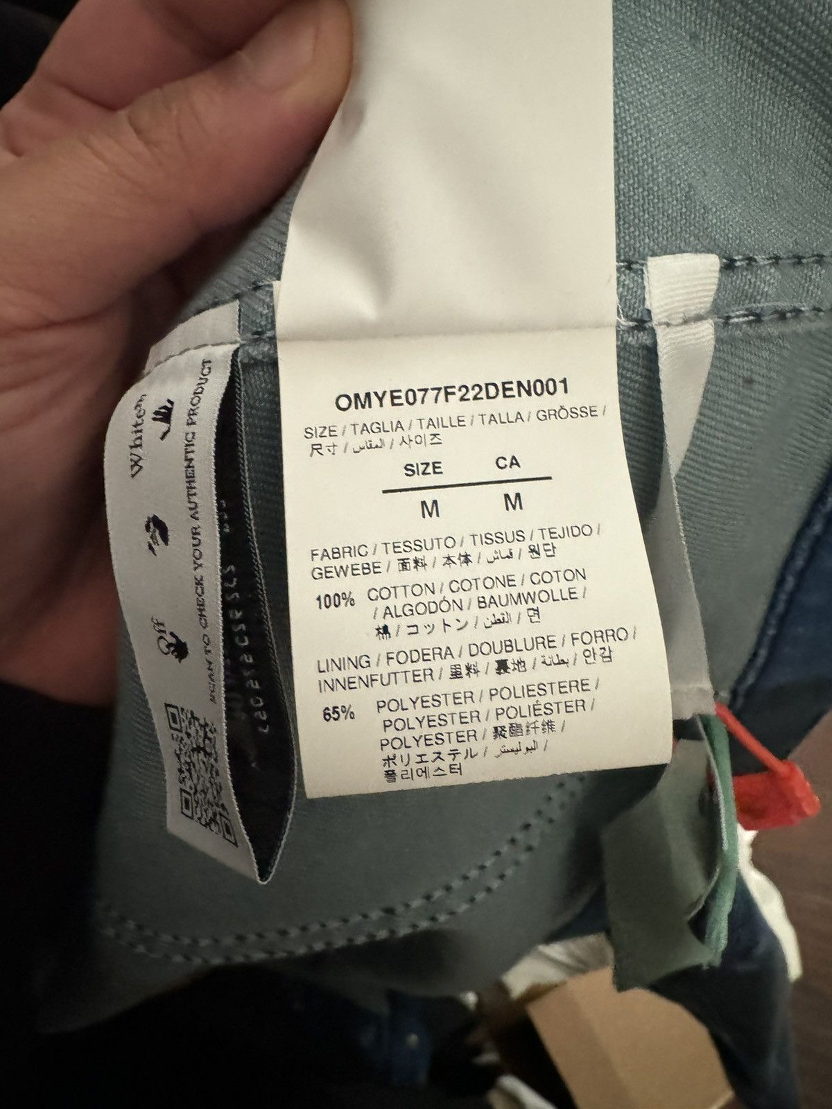 Off-White Off-White Camo Skate Denim Jacket Size US M / EU 48-50 / 2 - 9 Thumbnail
