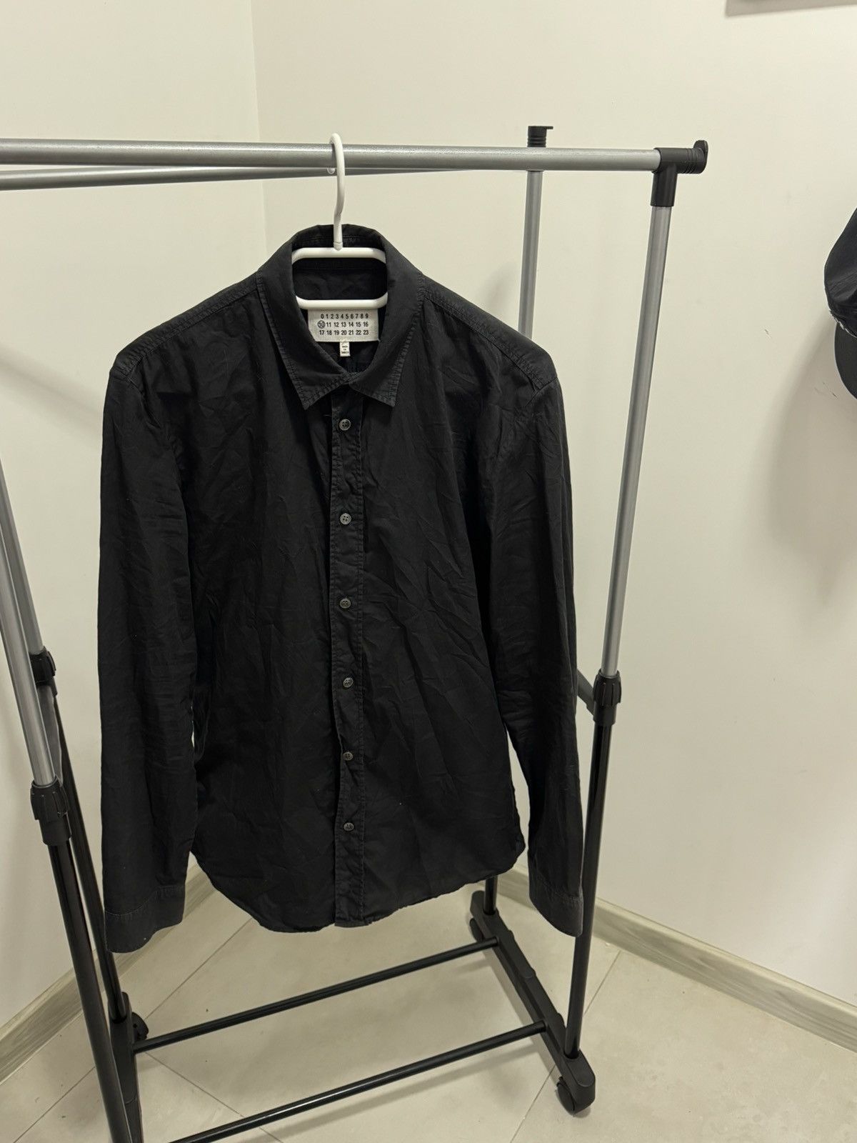 Maison Margiela Men’s Shirt Black Size S 38