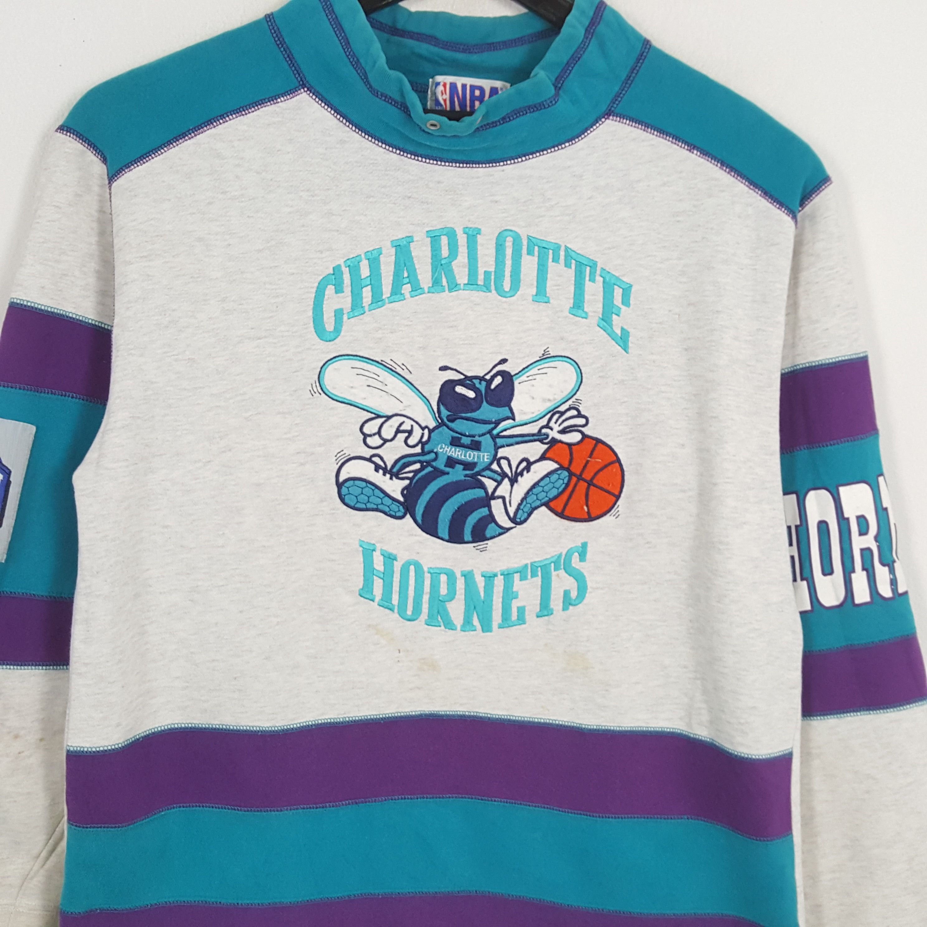 NBA NBA CHARLOTTE HORNETS Basketball Team Sweatshirt Size US M / EU 48-50 / 2 - 2 Thumbnail