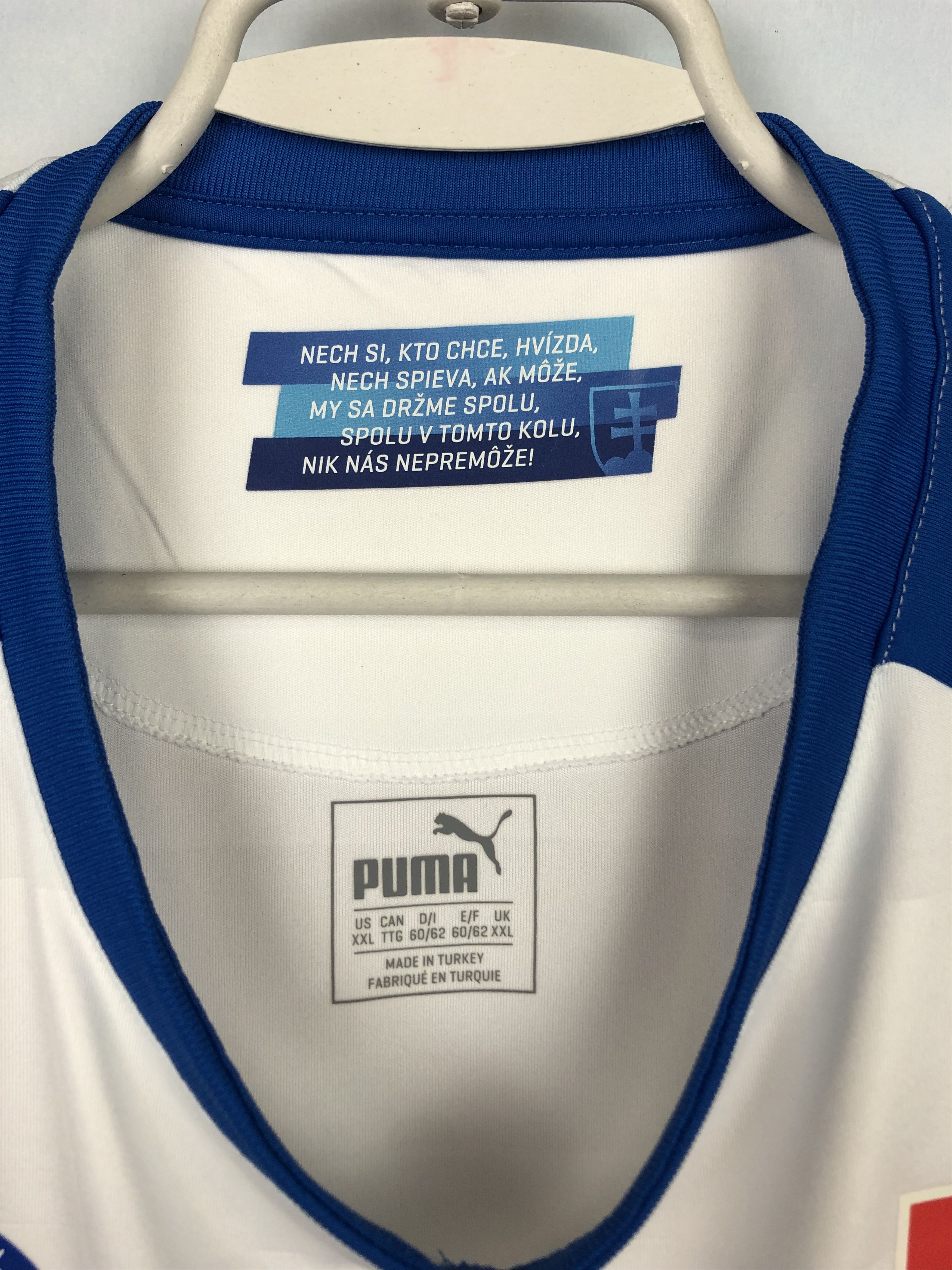 Puma Slovakia football shirt Soccer Puma Jersey Trikot National Size US XXL / EU 58 / 5 - 4 Thumbnail