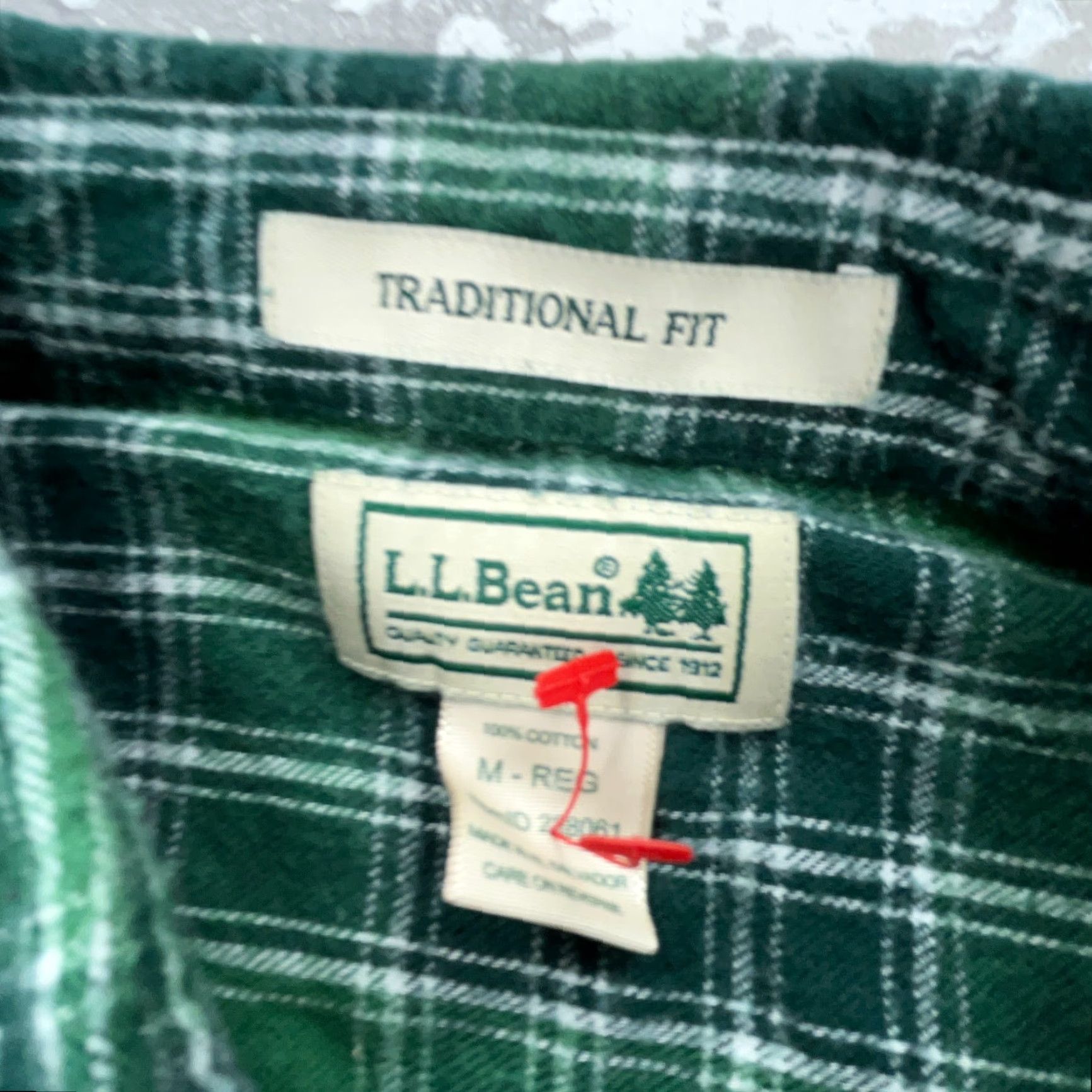 Vintage LL Bean Shirt Men Medium Green Flannel Button Up Plaid Traditional Fit Camp Size US M / EU 48-50 / 2 - 4 Thumbnail
