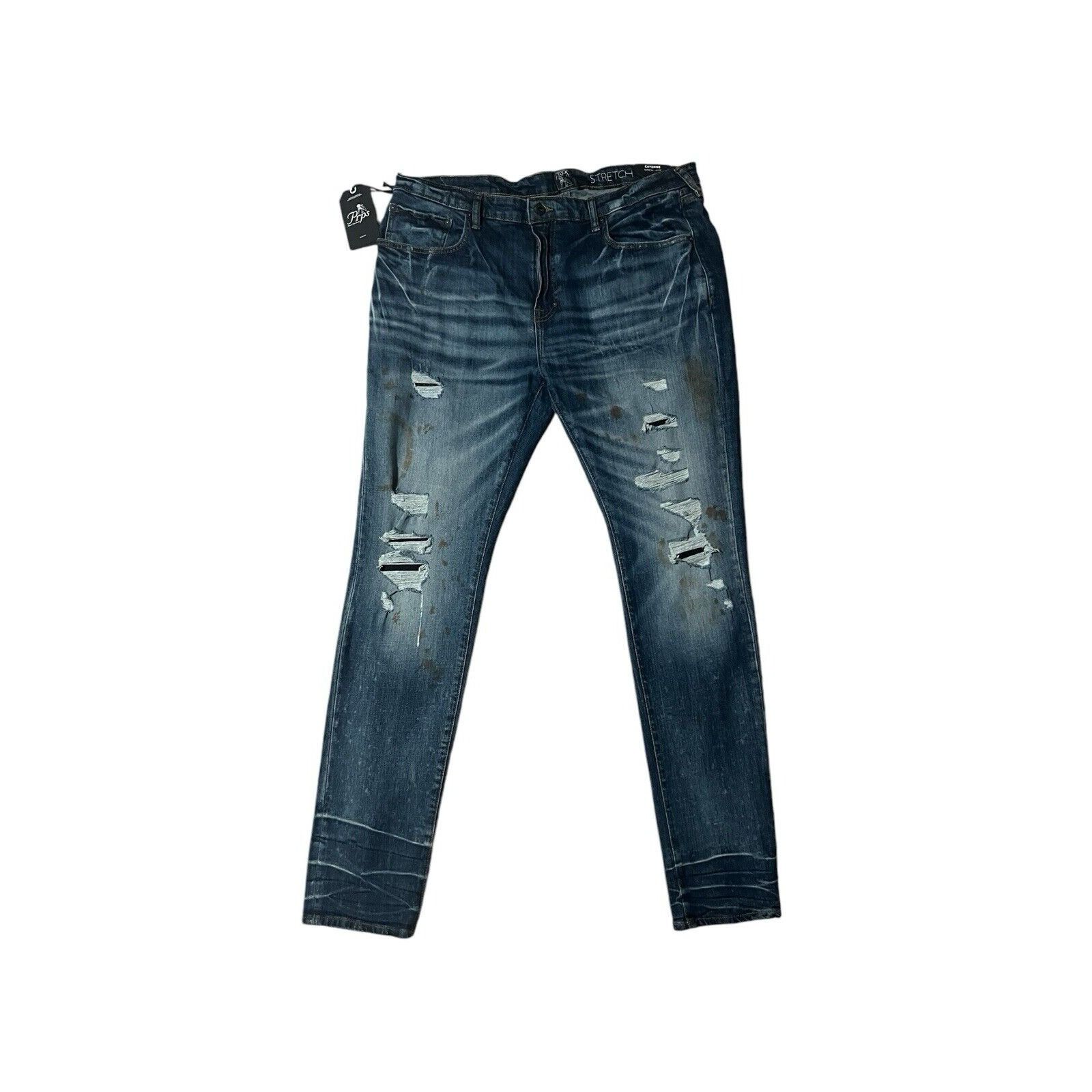 Prps PRPS Cayenne Super Skinny Mens Jeans Blue $228 Size 40/32 Size US 40 / EU 56 - 1 Thumbnail