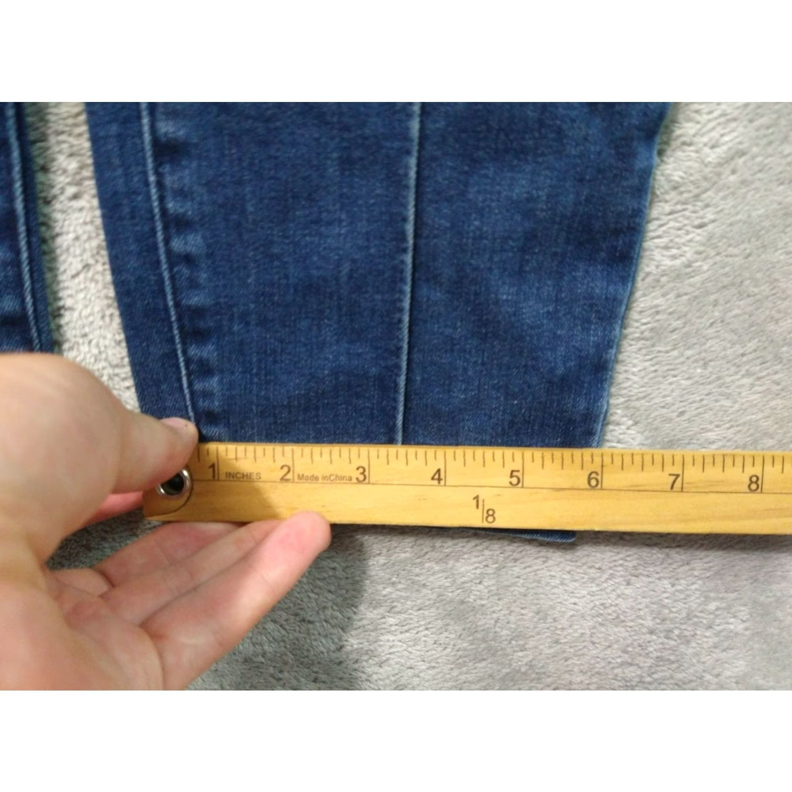 NYDJ NYDJ Jeans Womens 8 Blue Denim Skinny Ankle Pull On Mid Rise Dark Wash - Regular, 26.5in Inseam, Tummy Tuck, Pocket, Stretch, Cotton Polyester, 90s? Size 30" / US 8 / IT 44 - 6 Thumbnail
