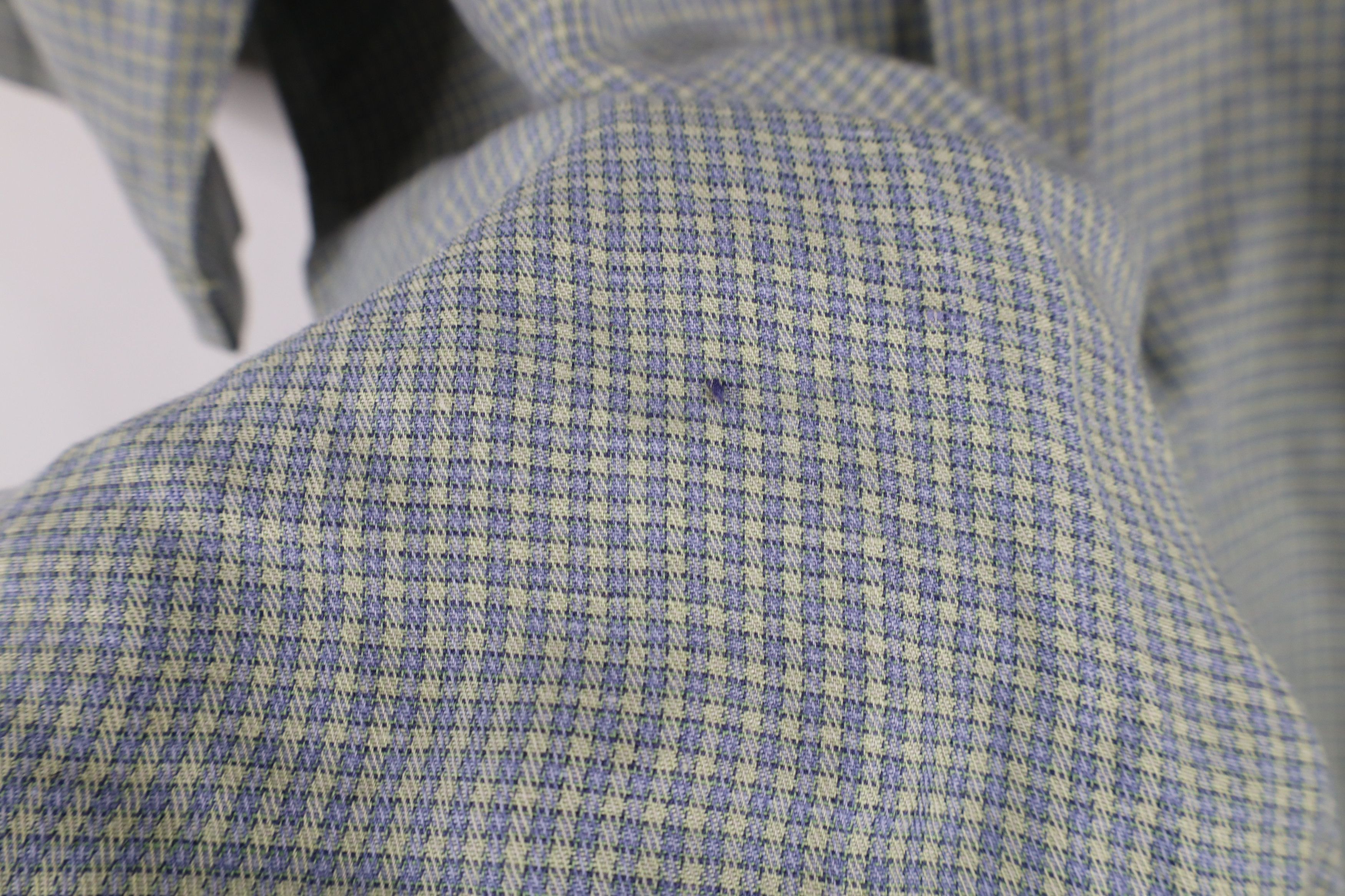 Born × Vintage Deadstock Vintage Born Linen Bamboo Button Shirt Plaid Size US M / EU 48-50 / 2 - 9 Thumbnail