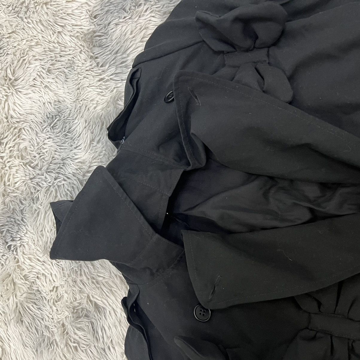Daniel Palillo Daniel Palillo Bow Button Trench Coat Size US XS / EU 42 / 0 - 9 Thumbnail