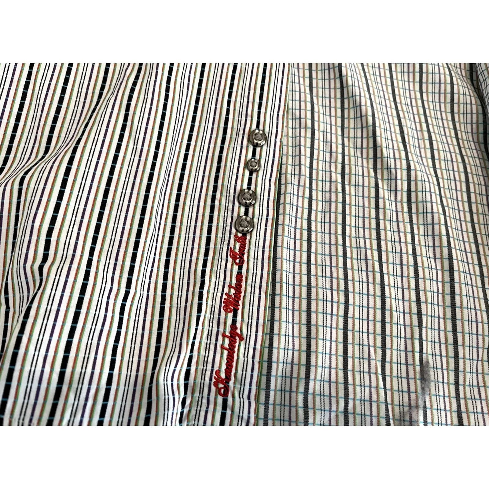 Robert Graham Robert Graham Long Sleeve Button-Up Shirt Mens L Multicolor Striped Cotton Shirt Size US L / EU 52-54 / 3 - 2 Thumbnail