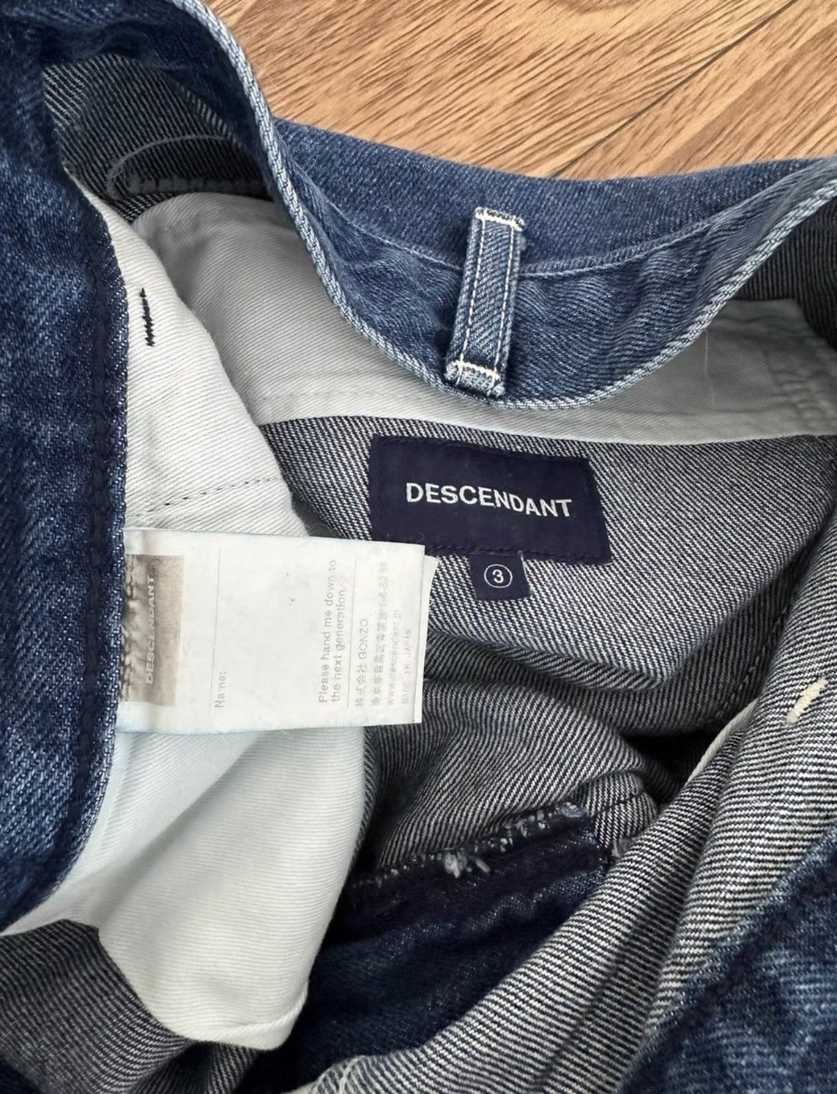 Descendant DESCENDANT DIY PAINTER TROUSERS - Denim Work Pants Size US 34 / EU 50 - 3 Thumbnail