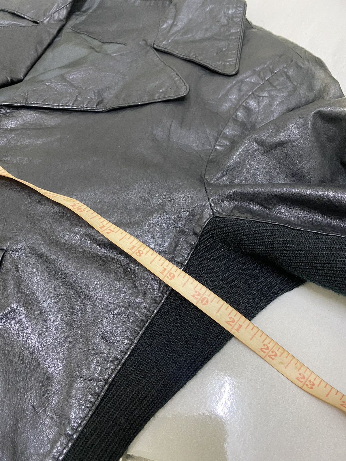 Designer × Japanese Brand × Vintage Vintage Leather Jacket early 90's Luxury Designers Size US M / EU 48-50 / 2 - 3 Thumbnail