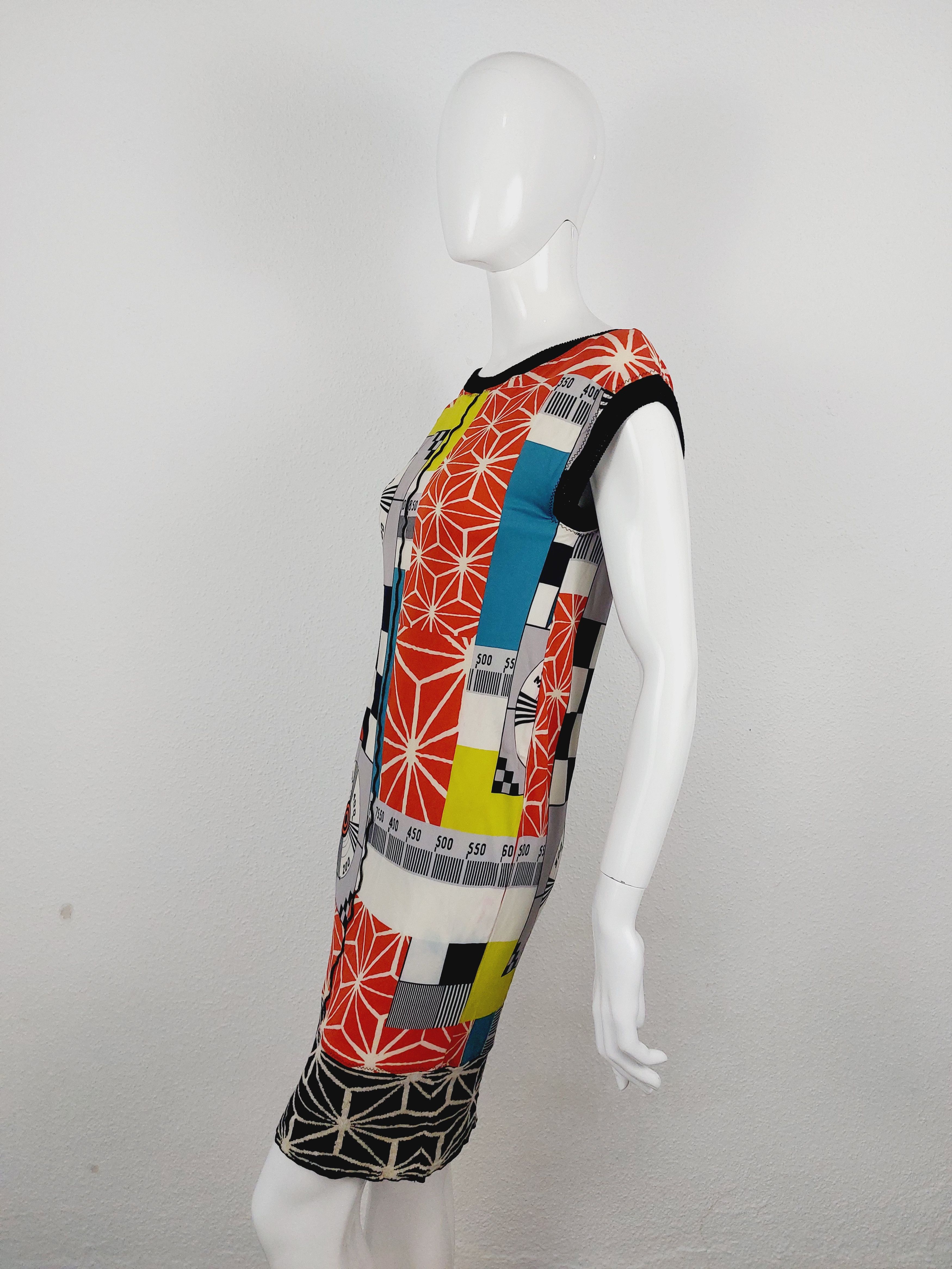 Jean Paul Gaultier Jean Paul Gaultier Scale Numeric Numbers Math Midi Dress Size M / US 6-8 / IT 42-44 - 10 Thumbnail