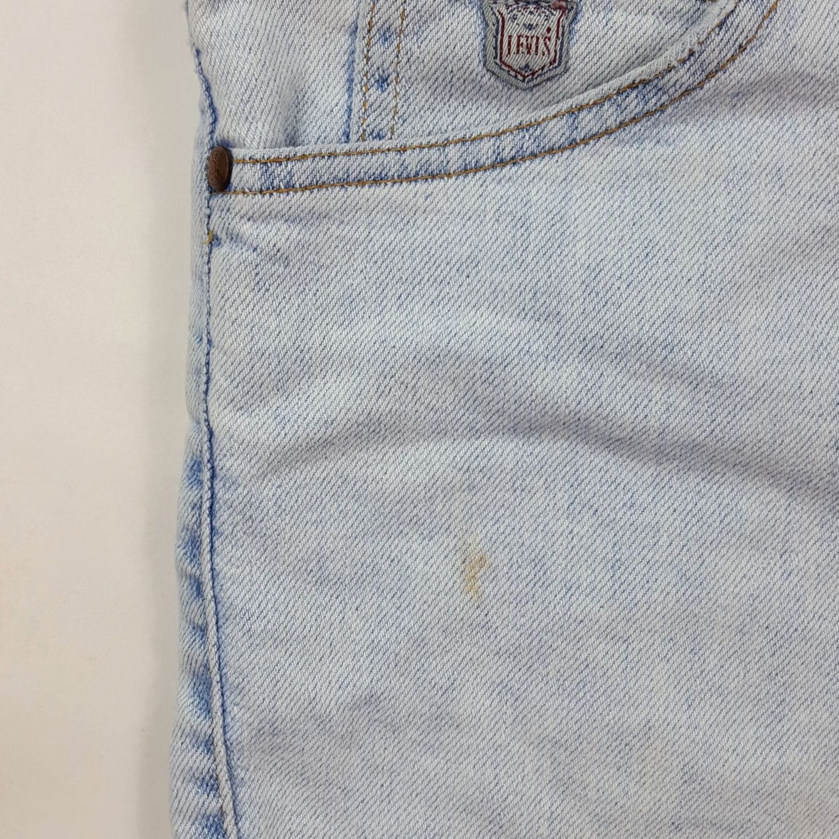 Levi's VINTAGE Levi's Relaxed Jeans Mens 40x30 Straight Denim Blue 80s 90s Grunge Retro Work Western USA Boots Size US 40 / EU 56 - 6 Thumbnail