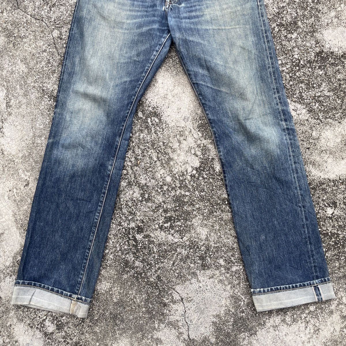 Japanese Brand Vintage Japanese Brand Distressed Selvedge Denim Size US 34 / EU 50 - 4 Thumbnail